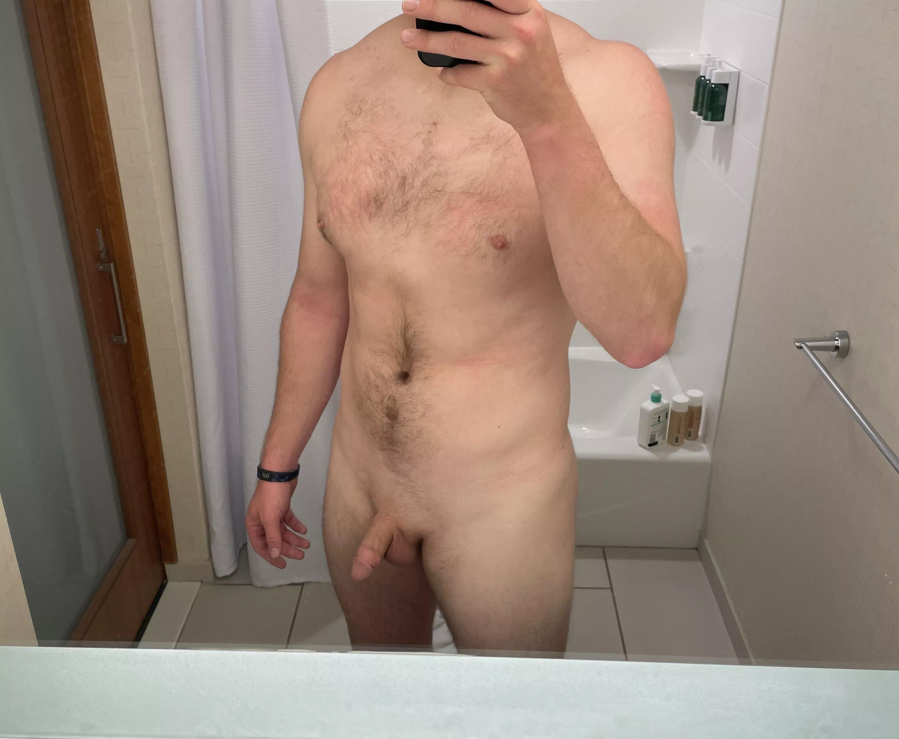 22 M 225 6â€™4 I enjoy gaining confidence by posting my body as I strive for my ideal physique. Love hearing your thoughts too.