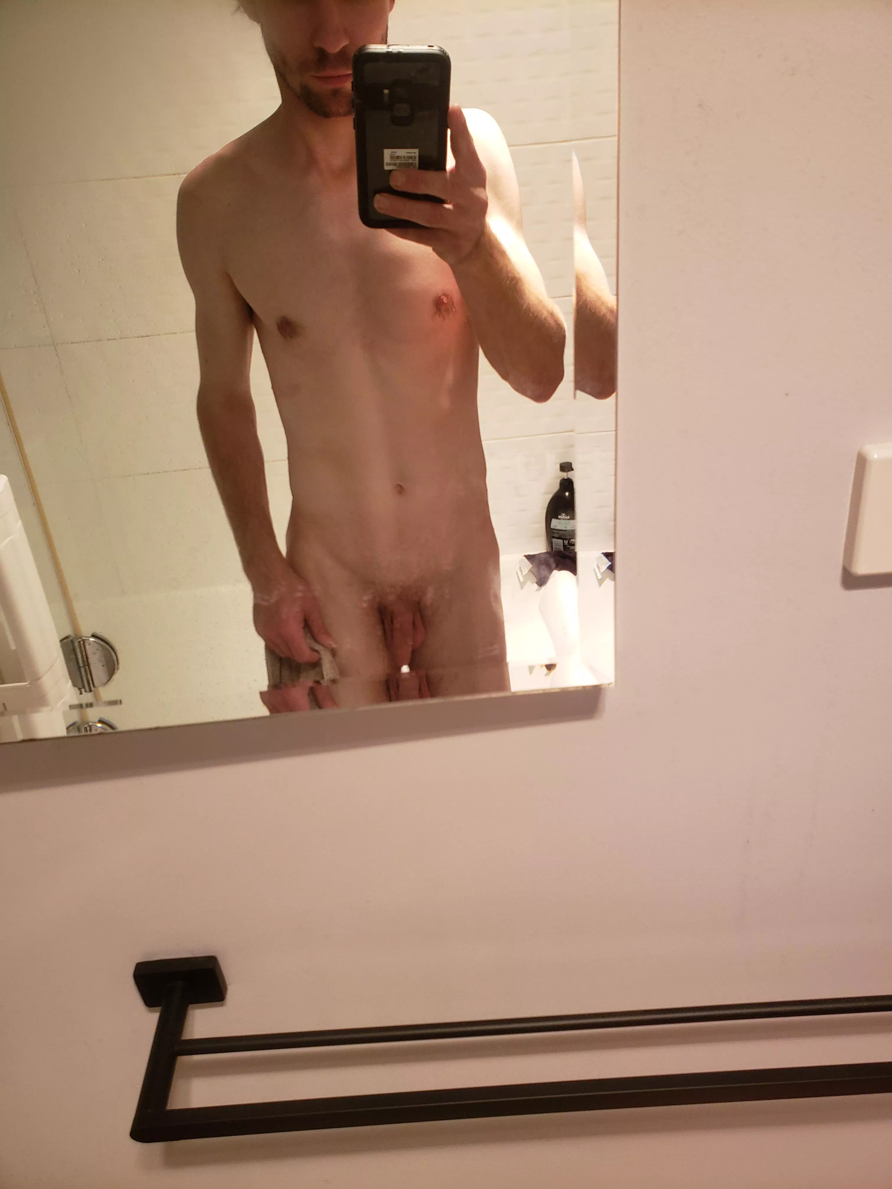 25 (m) all fresh and ready for bed