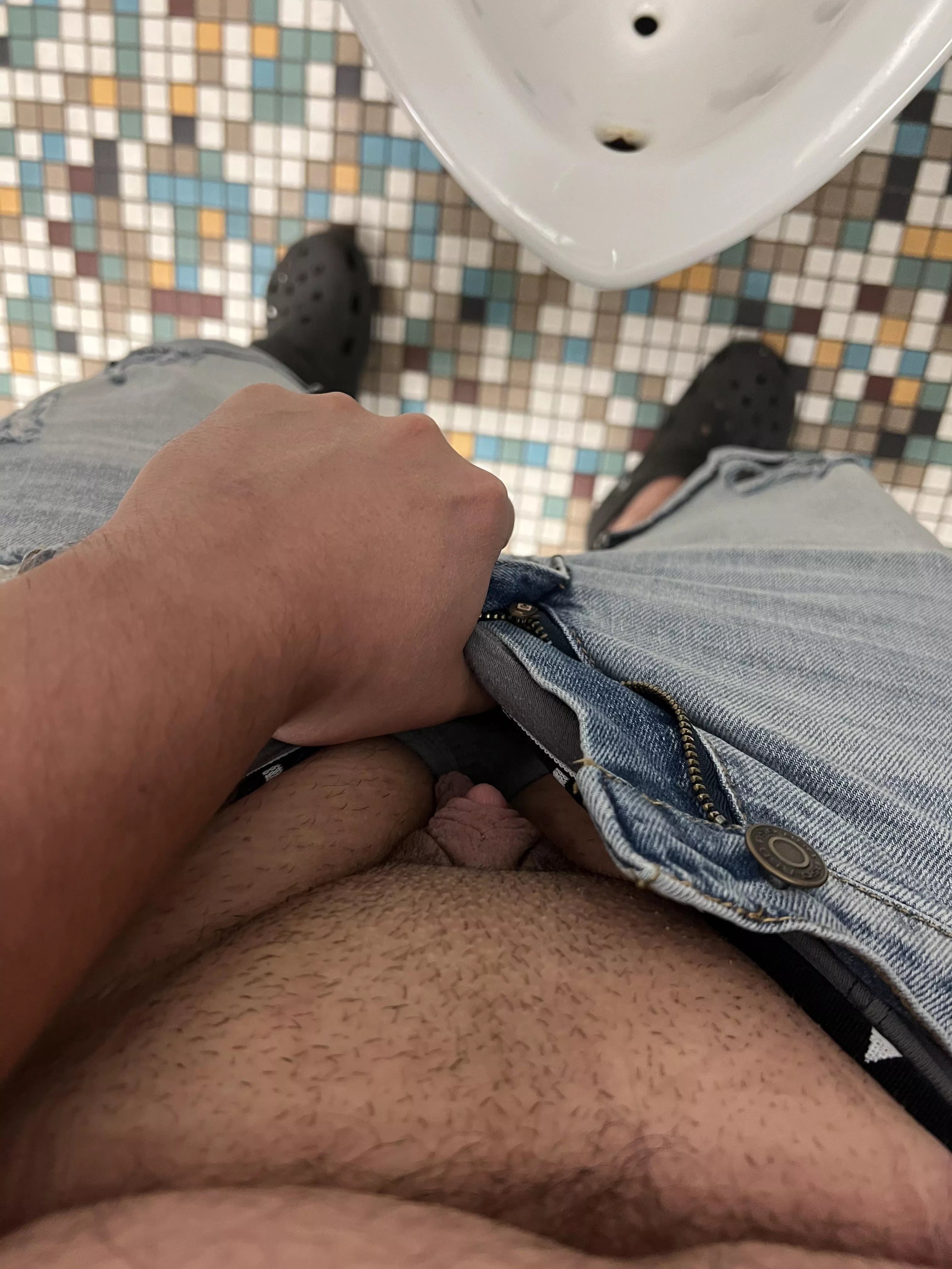 25[ftm] The new guy at the office has a fat cunt between his legs...