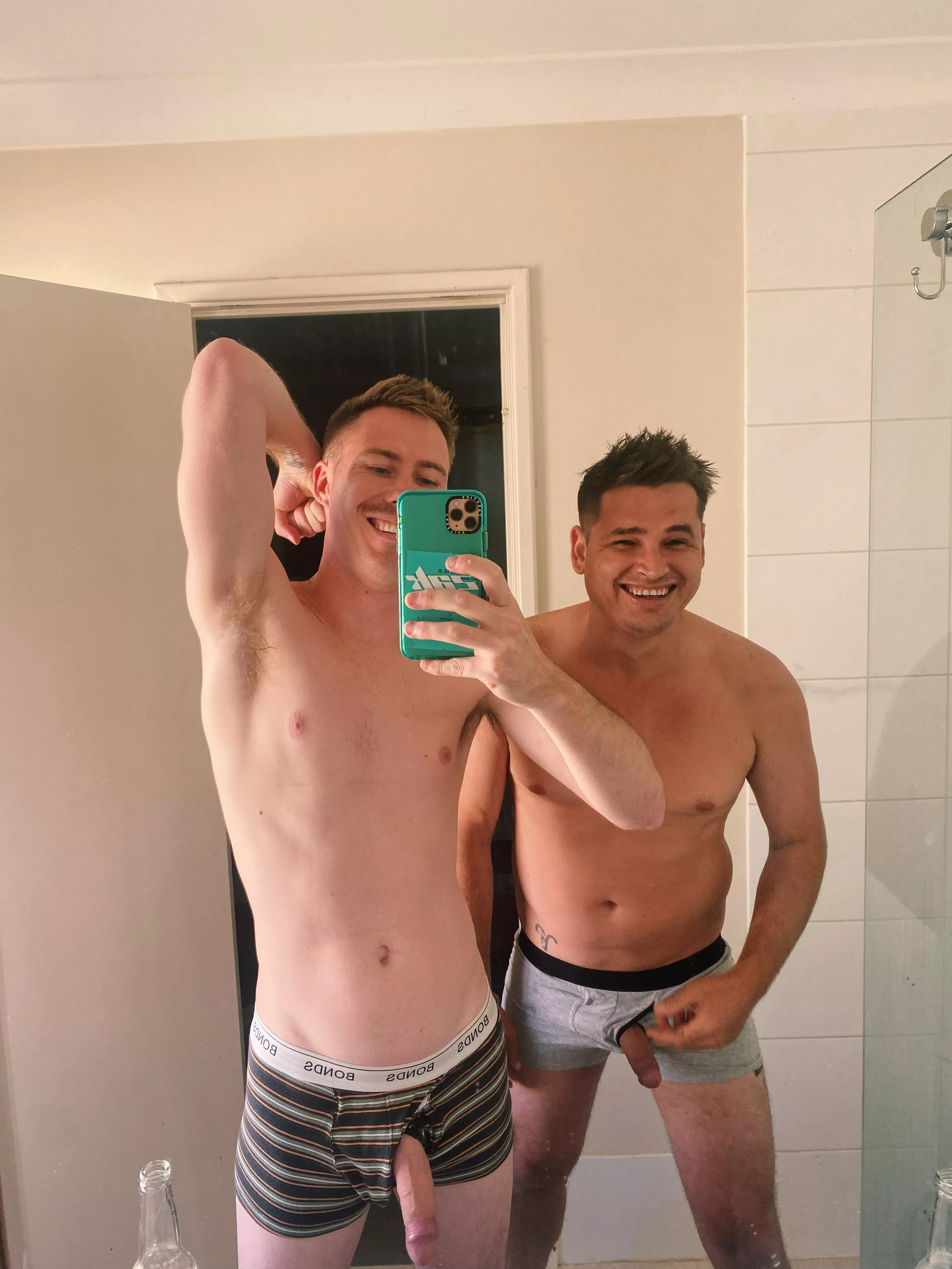 (26) Aussie Lad. Bit of fun with my straight mate