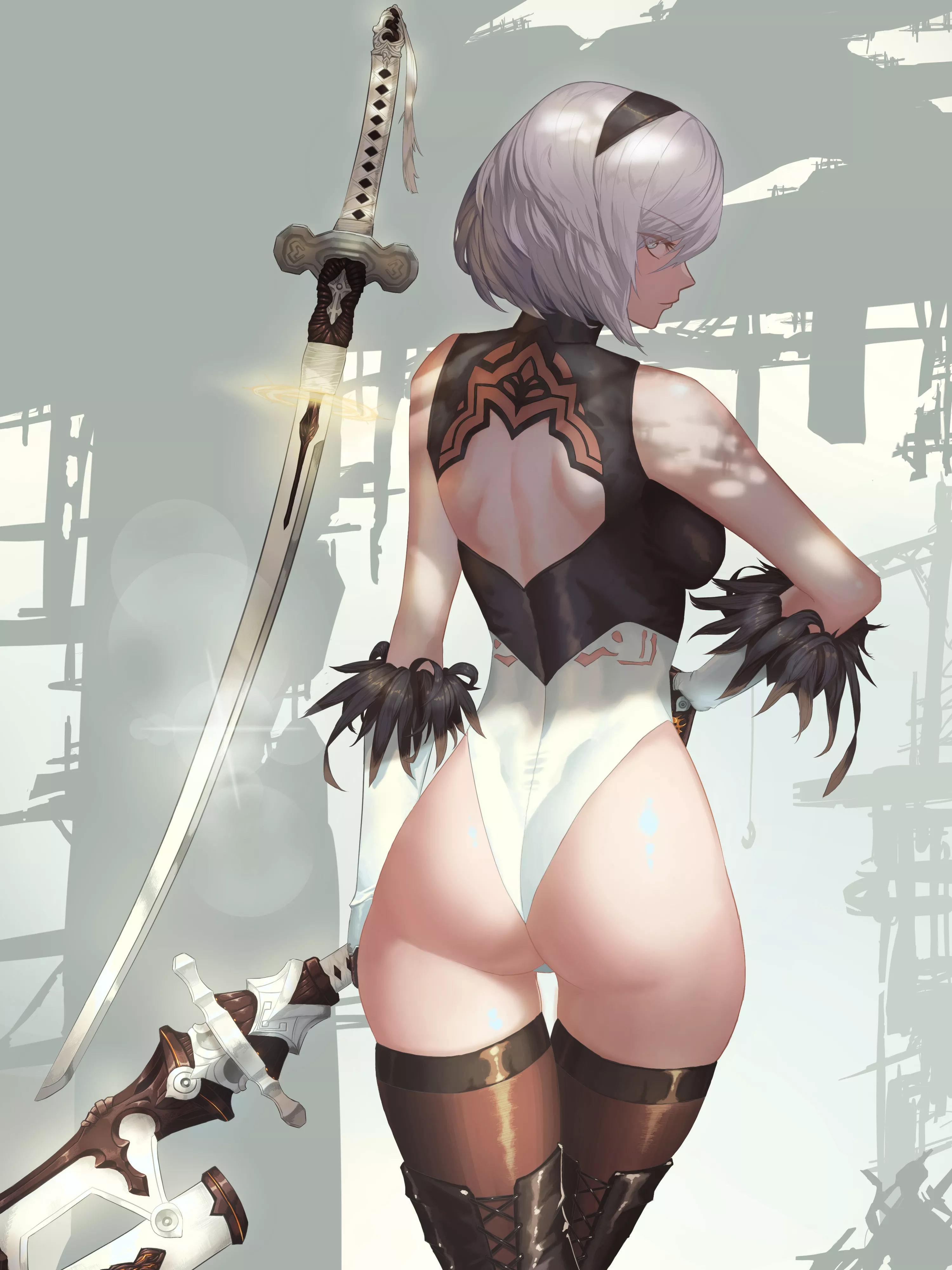 2B Glamorous Ass ( Un Lim ) [Nier]