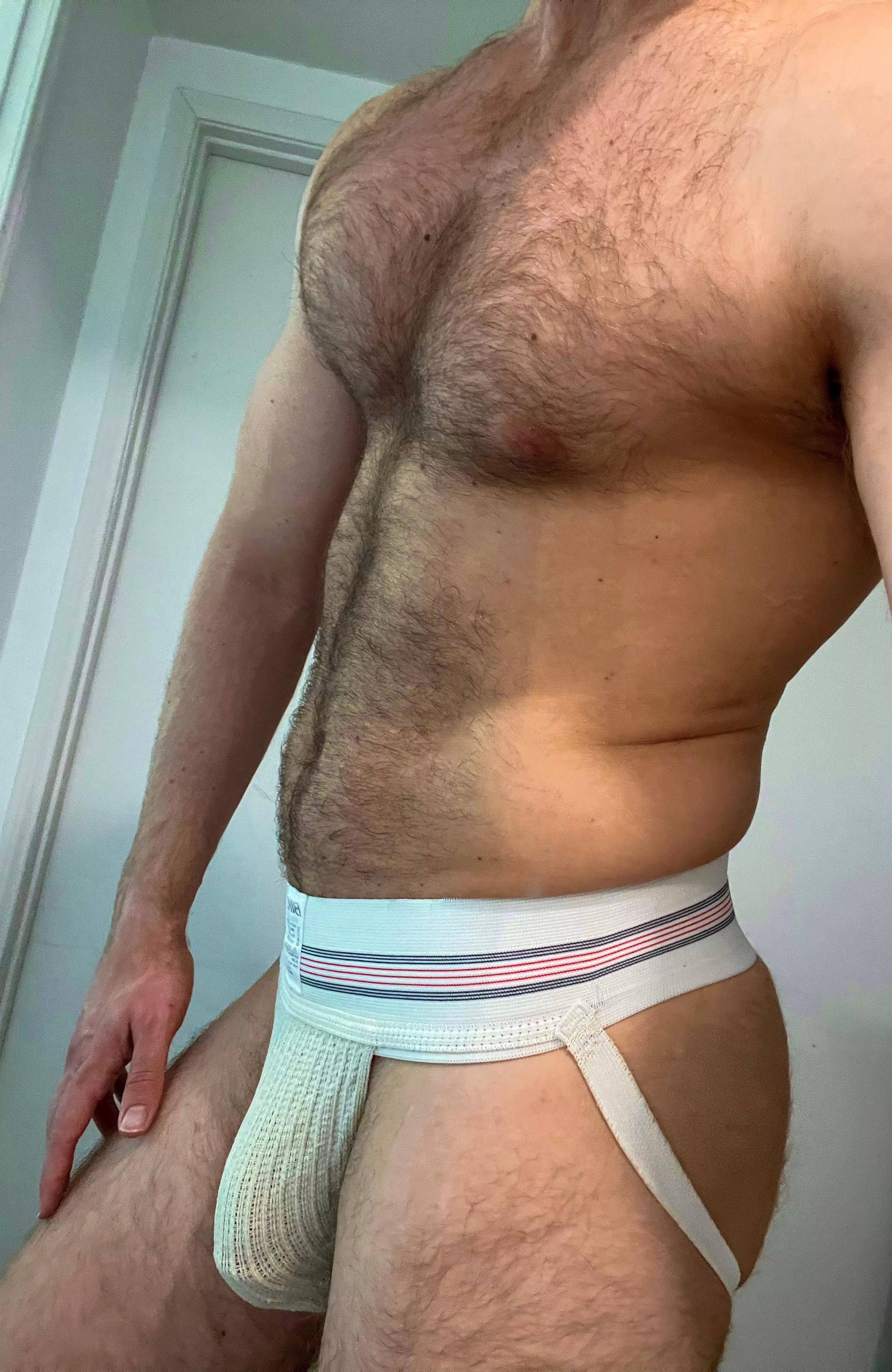 [35] Jockstrap from my college days still fits like a glove ðŸ’ªðŸ¼