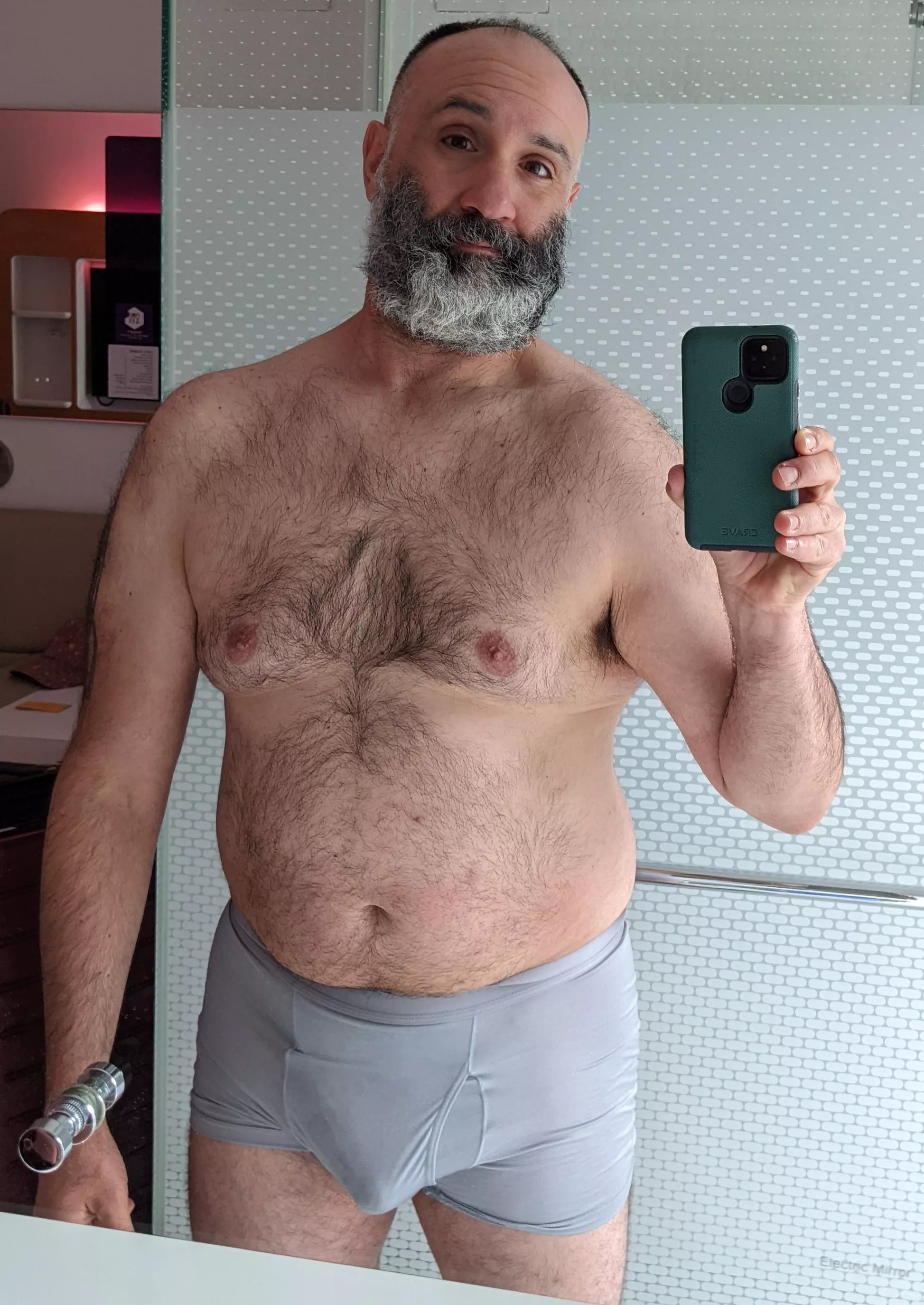 [39] fur looking good in the mirror