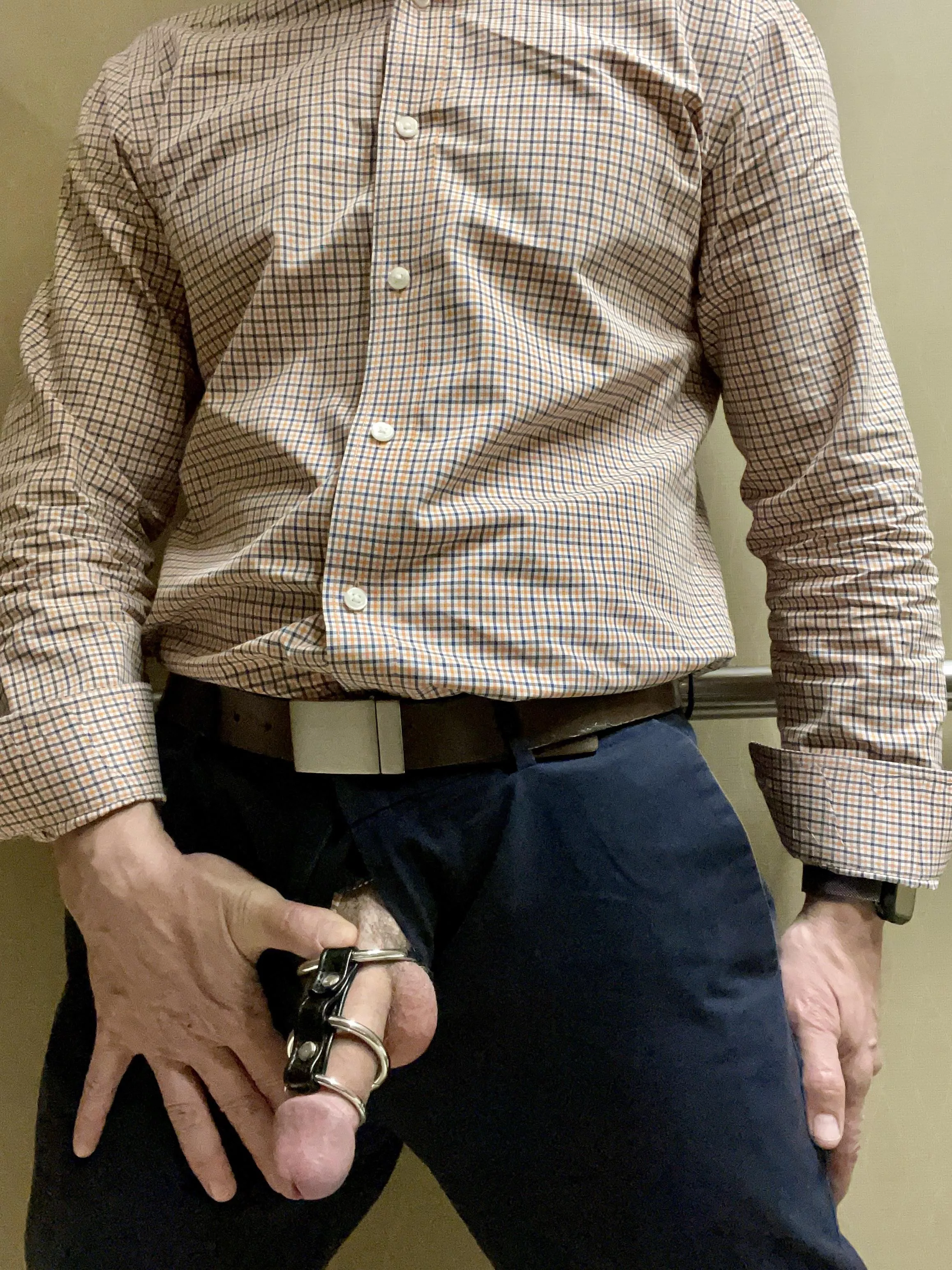 [43] You never know what your “average” dad has in his pants at the office…