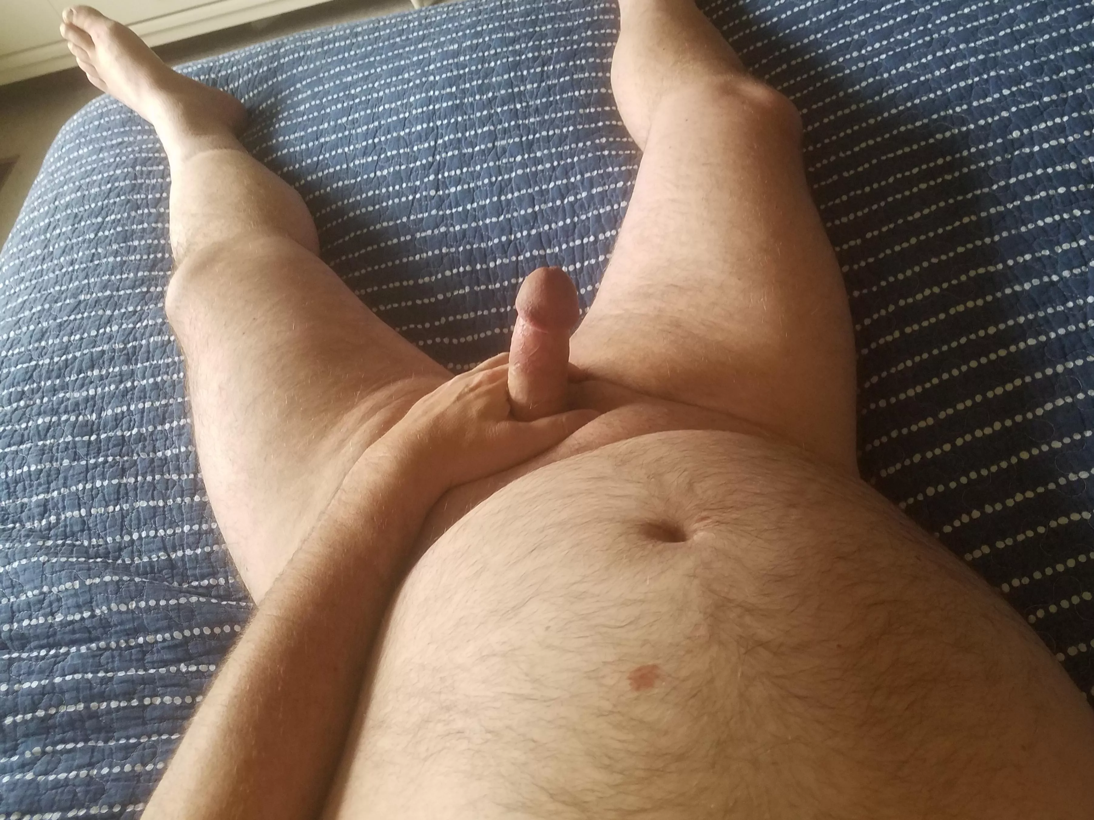 [49] Laying under fan post yard work and thinking naughty thoughts