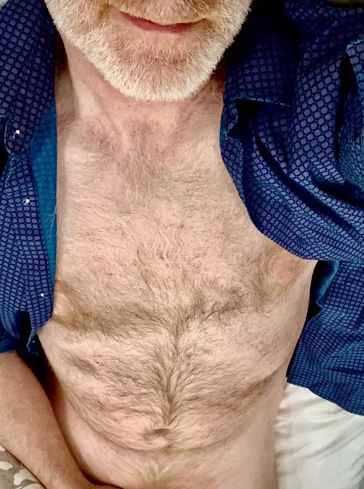 [53] Do you want to run your fingers through my beard or my chest hair?