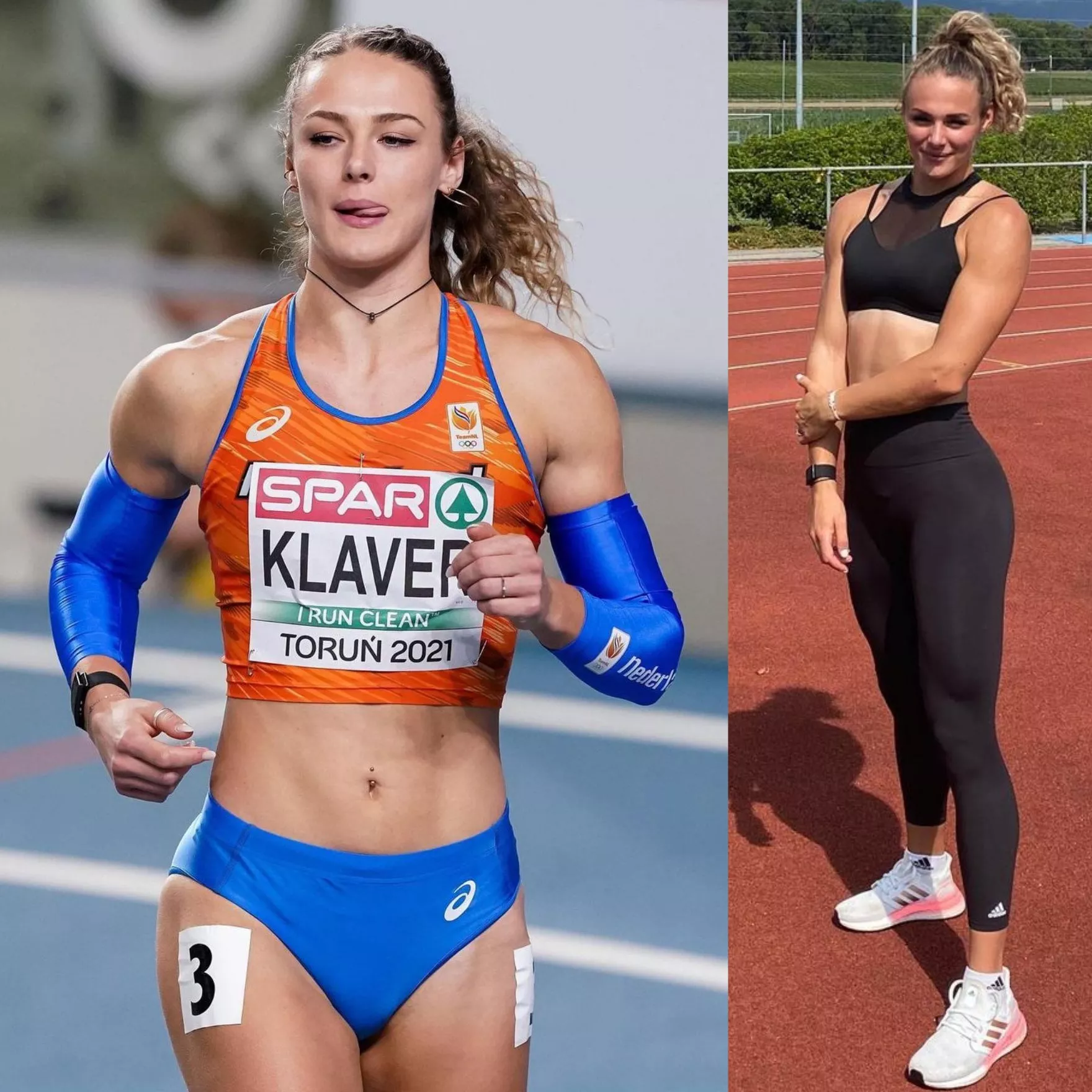 6' (183cm) tall Duthc tarck athlete Lieke Klaver?