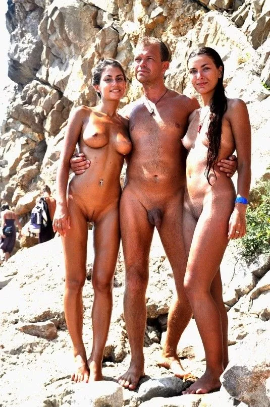 A Beach Pussy On Each Arm