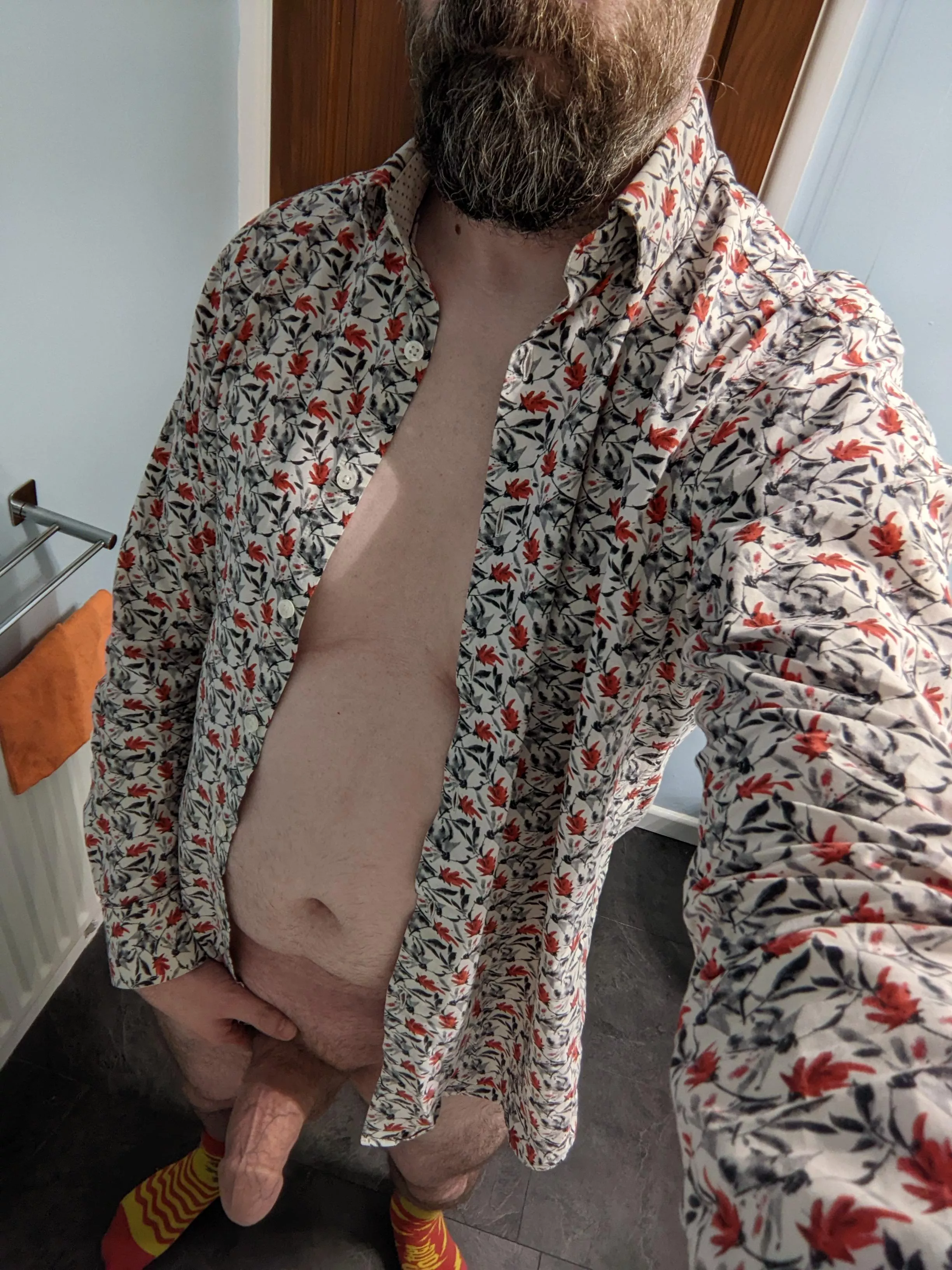 A beard, a boner and a colourful shirt!