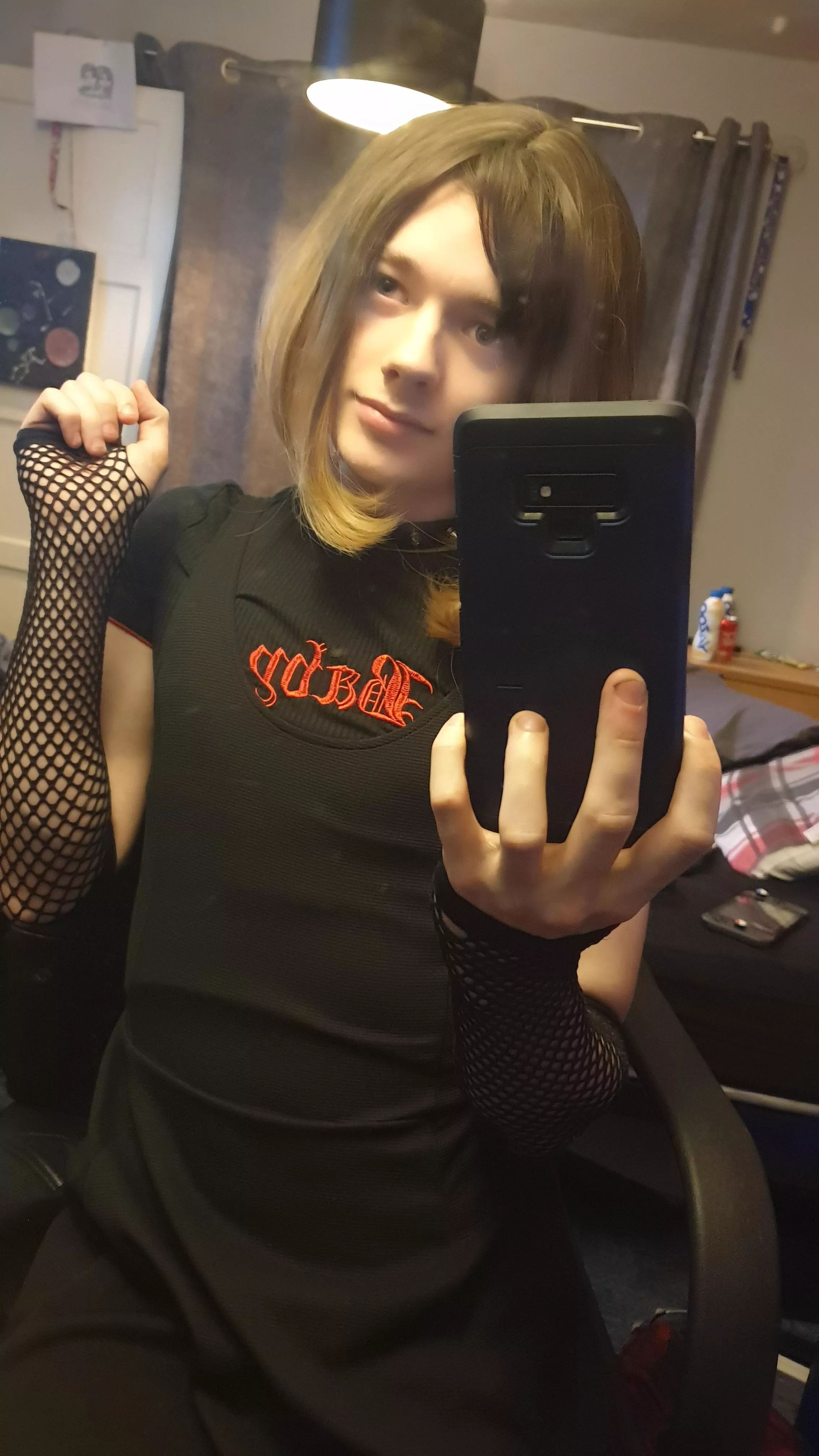 A bit of an old photo as I haven't had the confidence to go full fem for a while but I'm getting there ðŸ˜