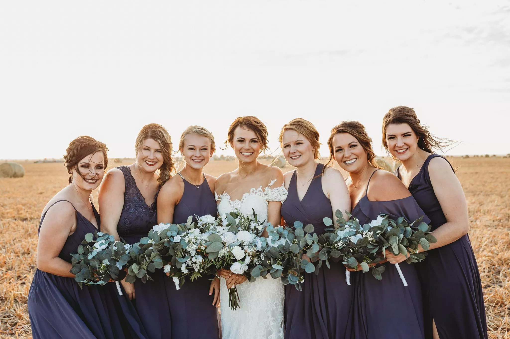 A Bride and Her Maids [7]