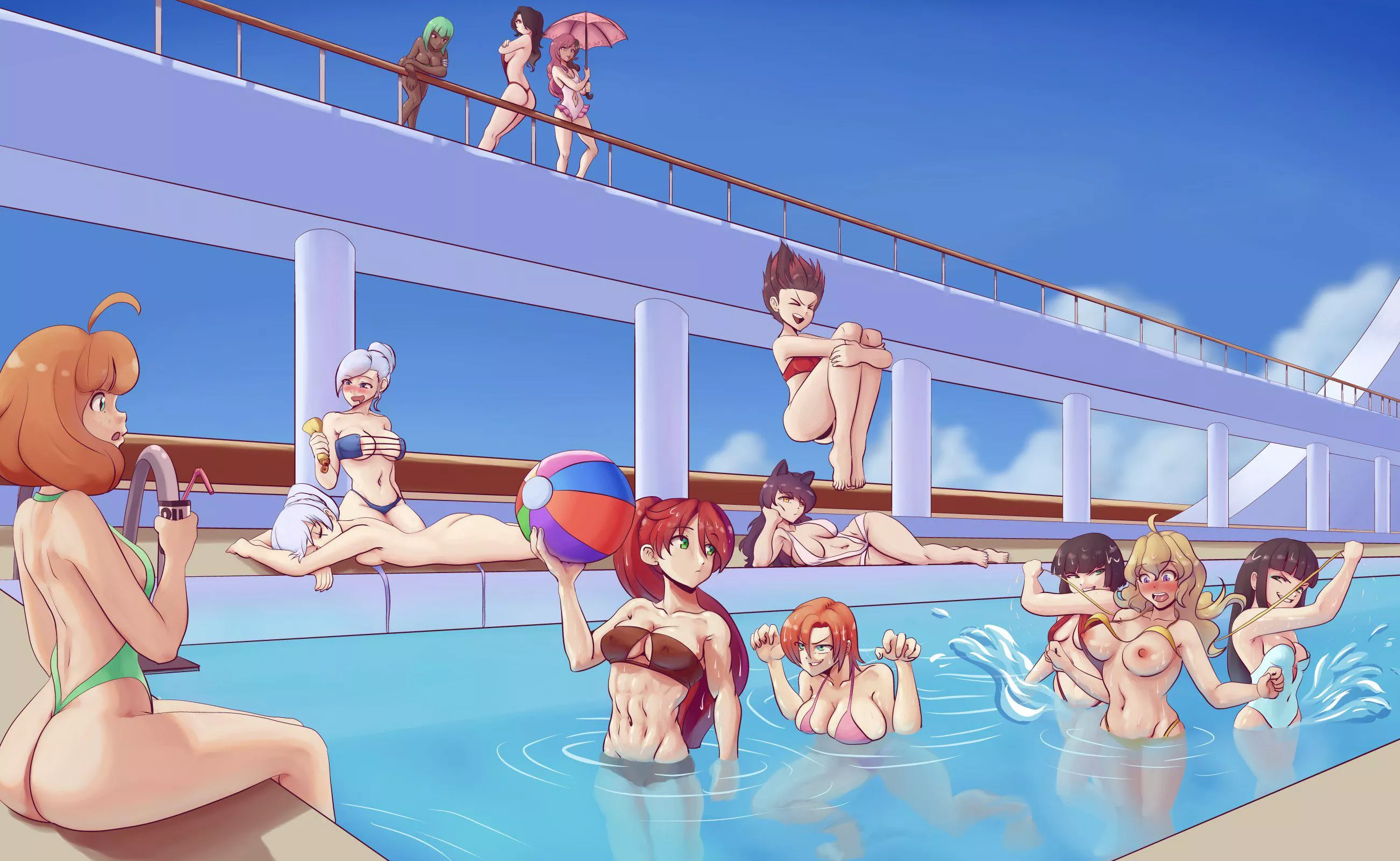 A day at the pool [Reqqles]