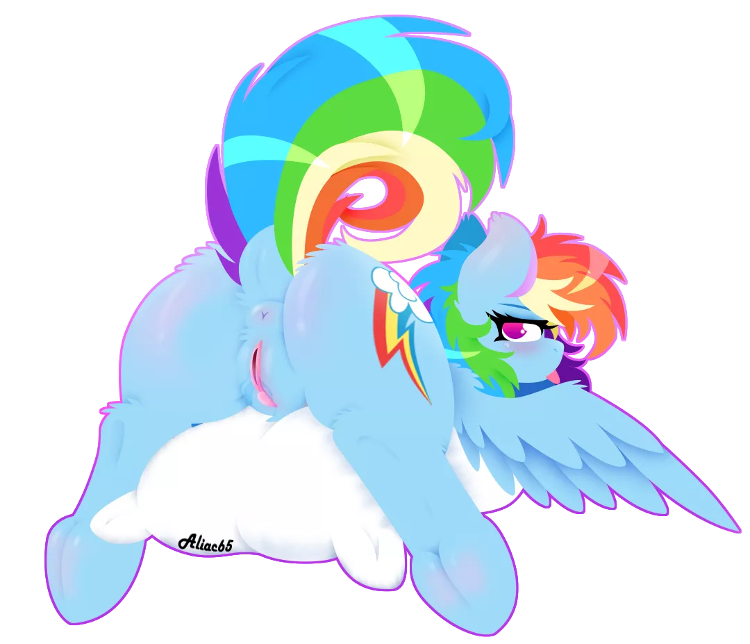 A Fluffy Rainbow Butt (Aliac65)