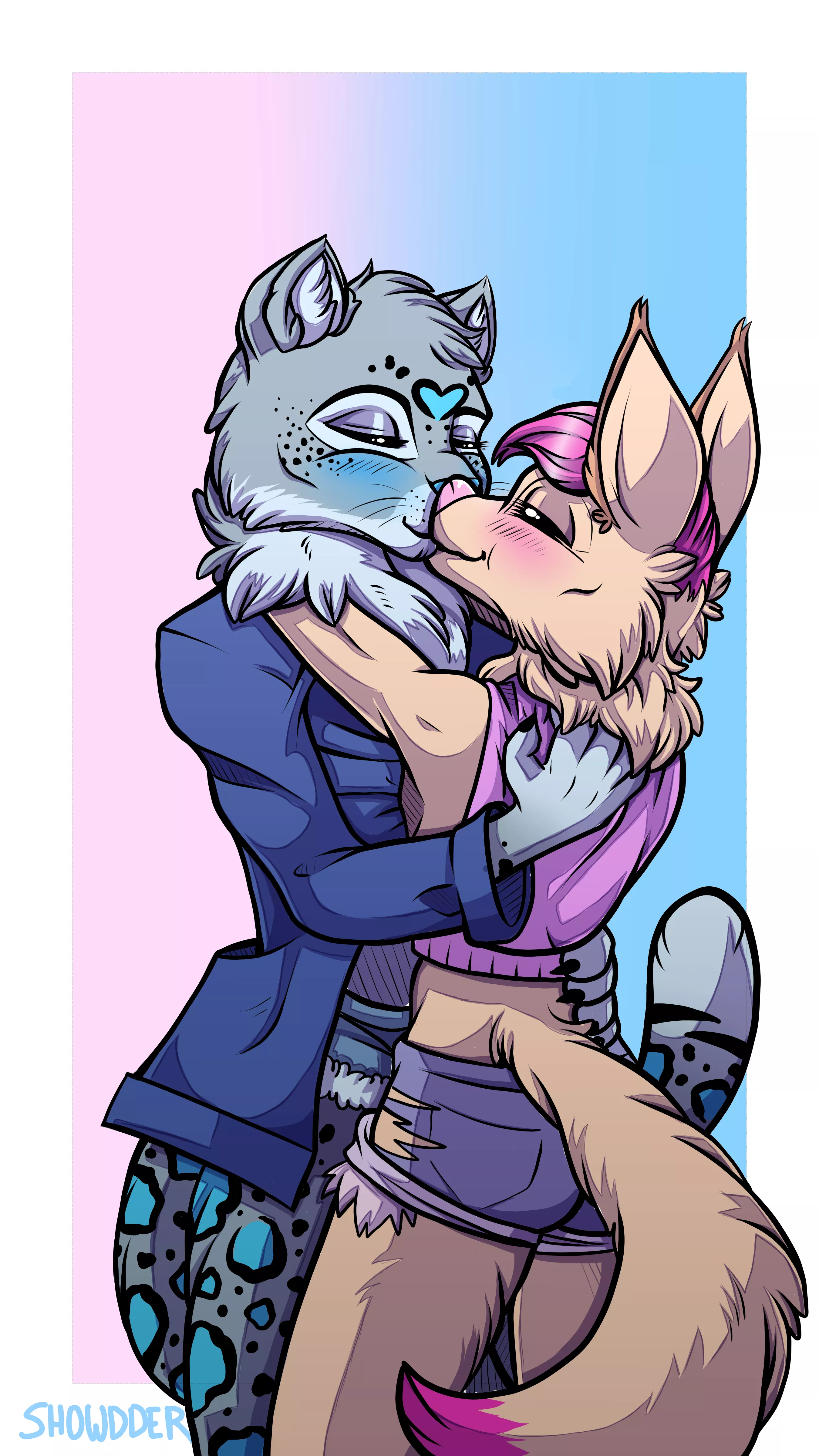 A kiss! (my coms are open)