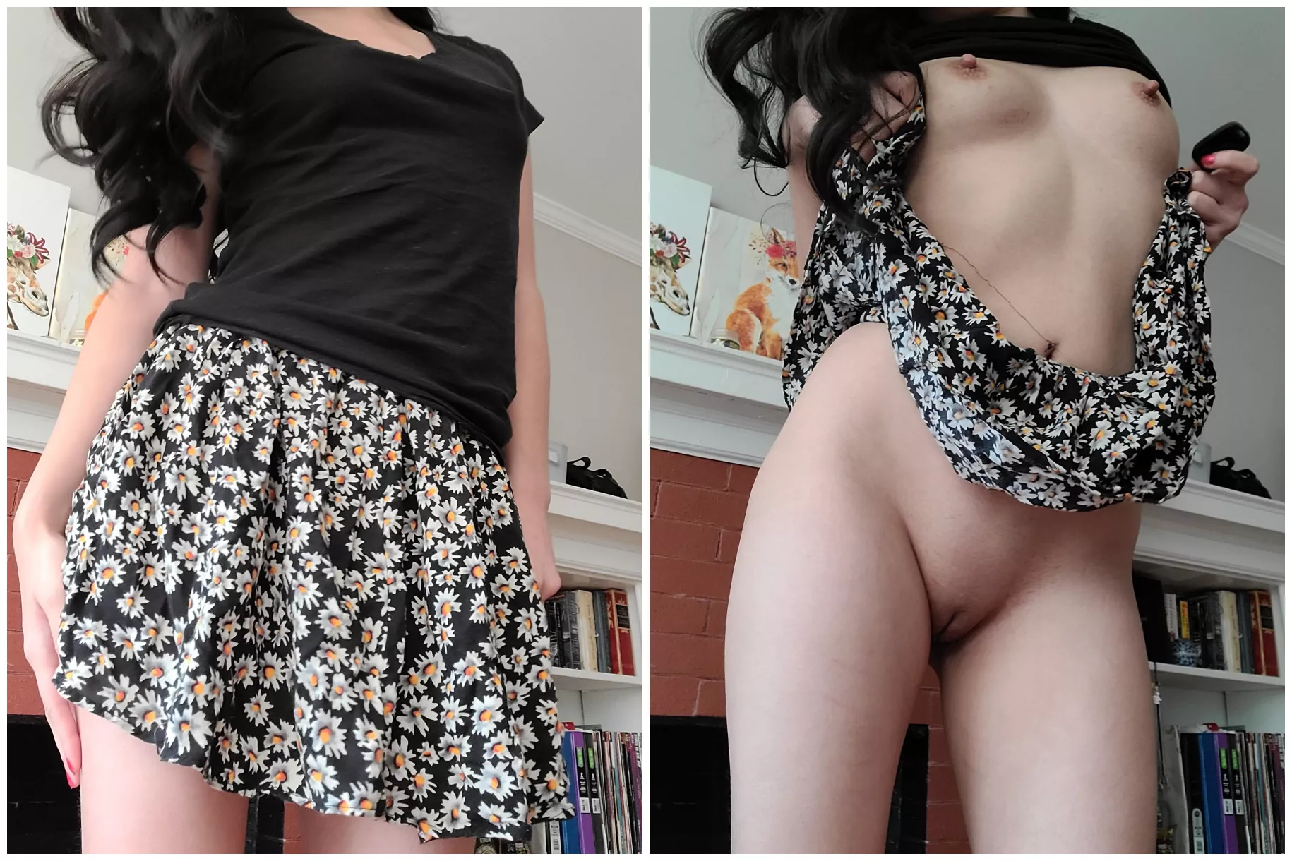 A nice spring outfit (and what's underneath!)