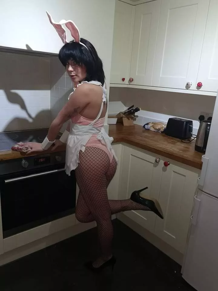 a real life bunny maid x