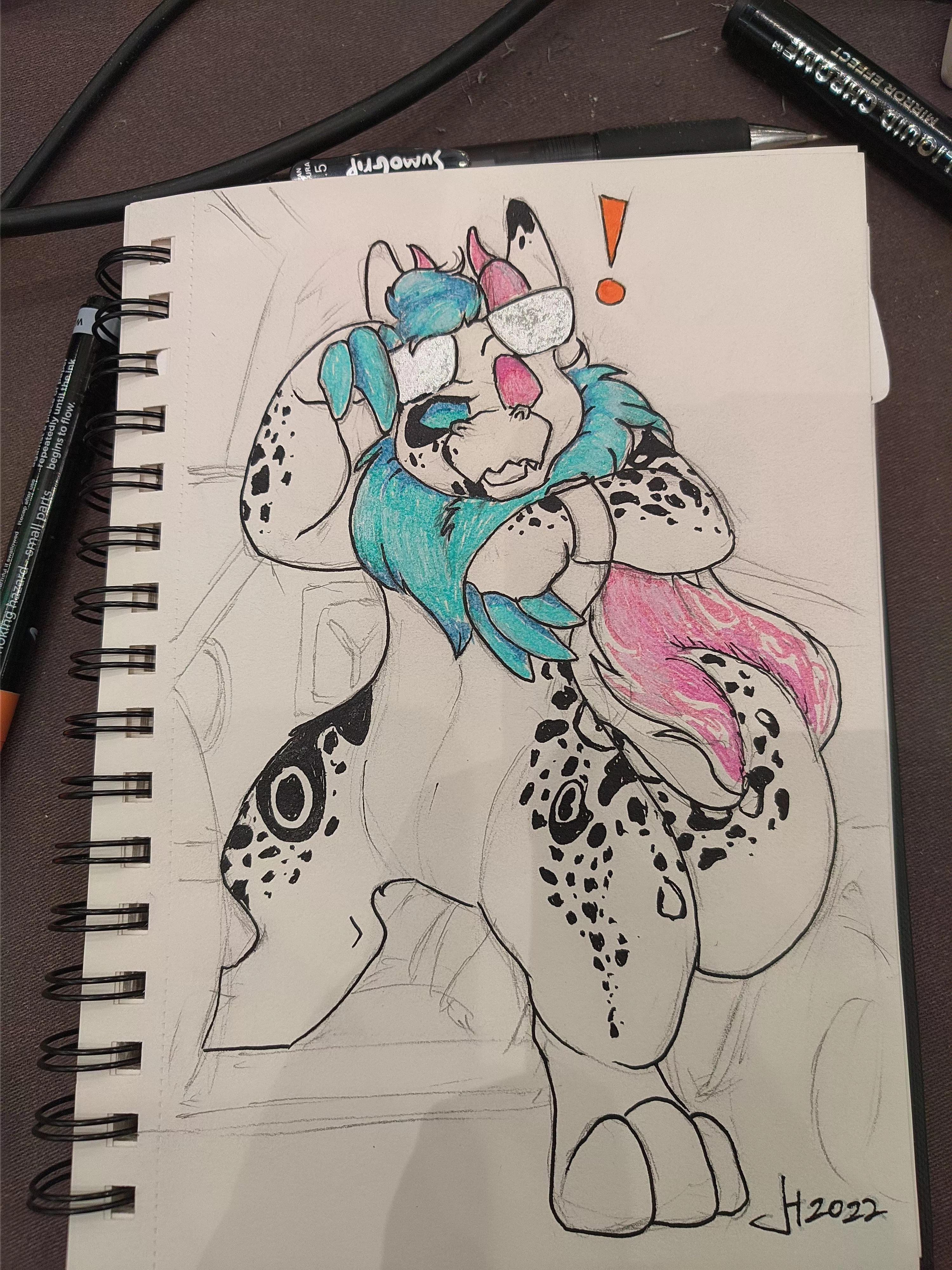 A sketchbook commission I did at Furnal Equinox!