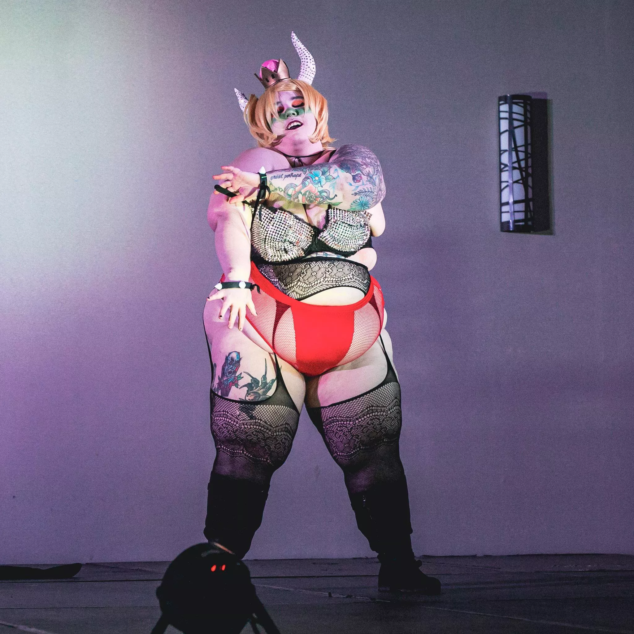 A snip from my Bowsette burlesque routine.