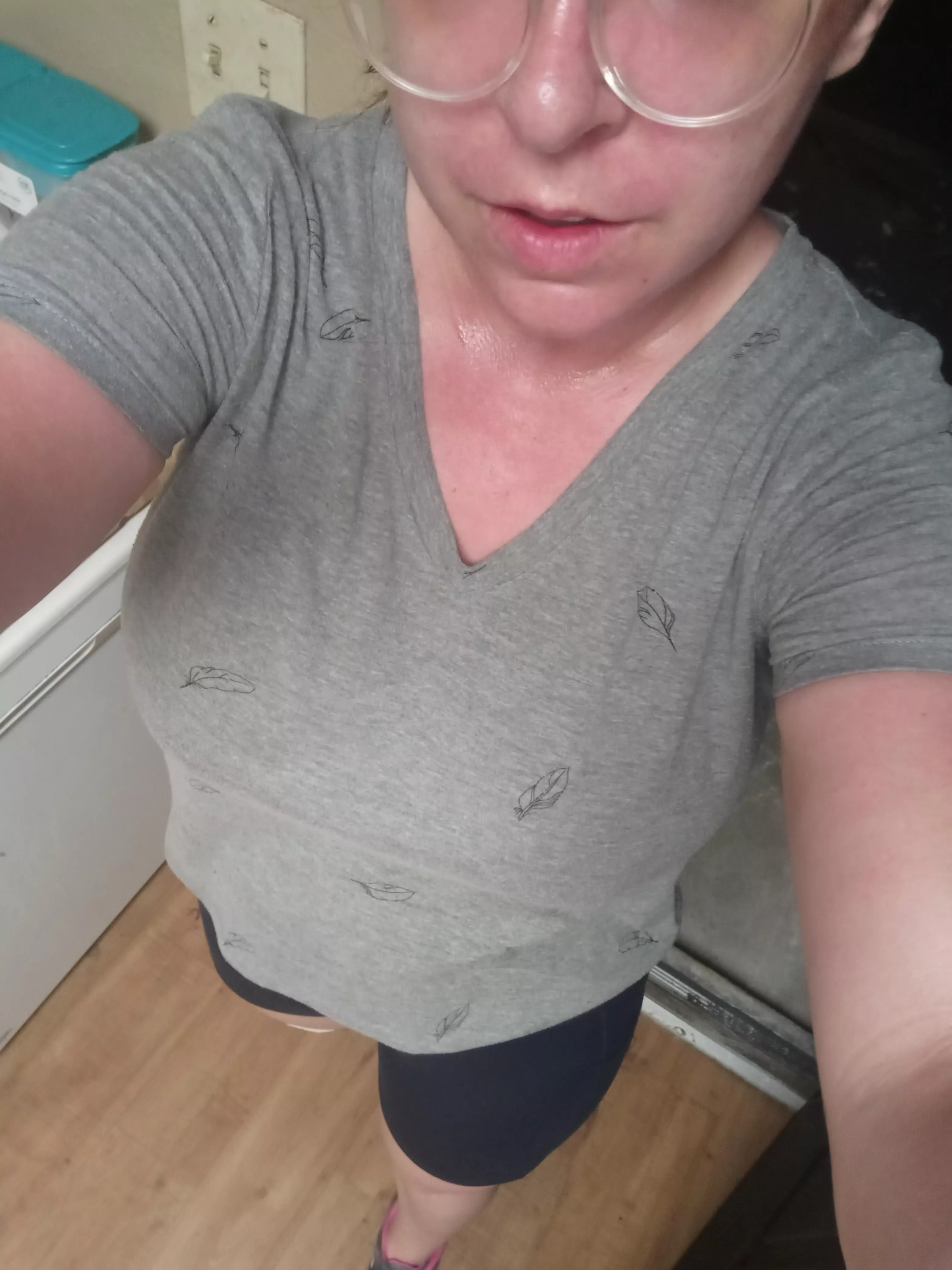 A very sweaty run today!!!!