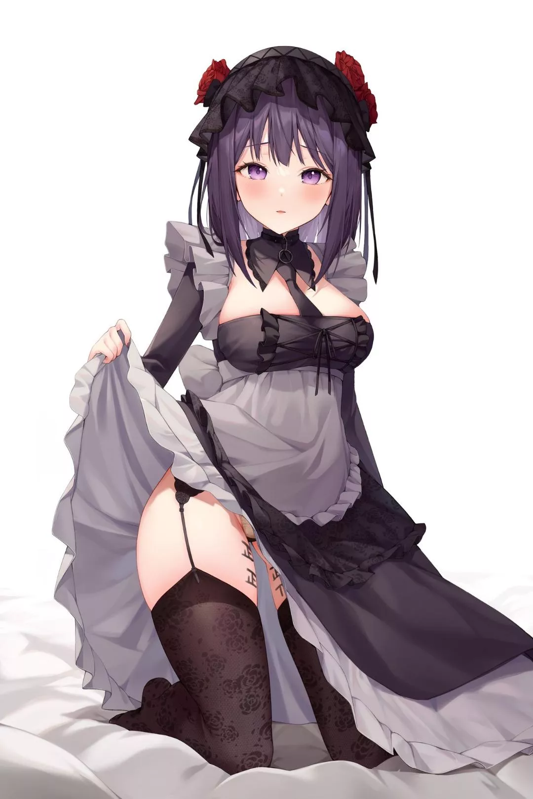 admit it, her maid dress make your dick hard