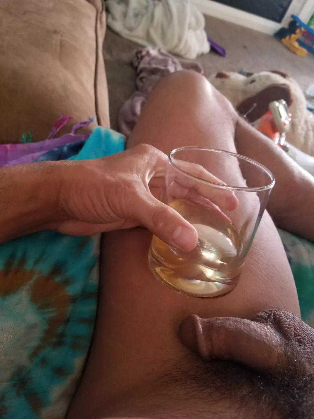 After a long day, daddy needs a drink! 🥃