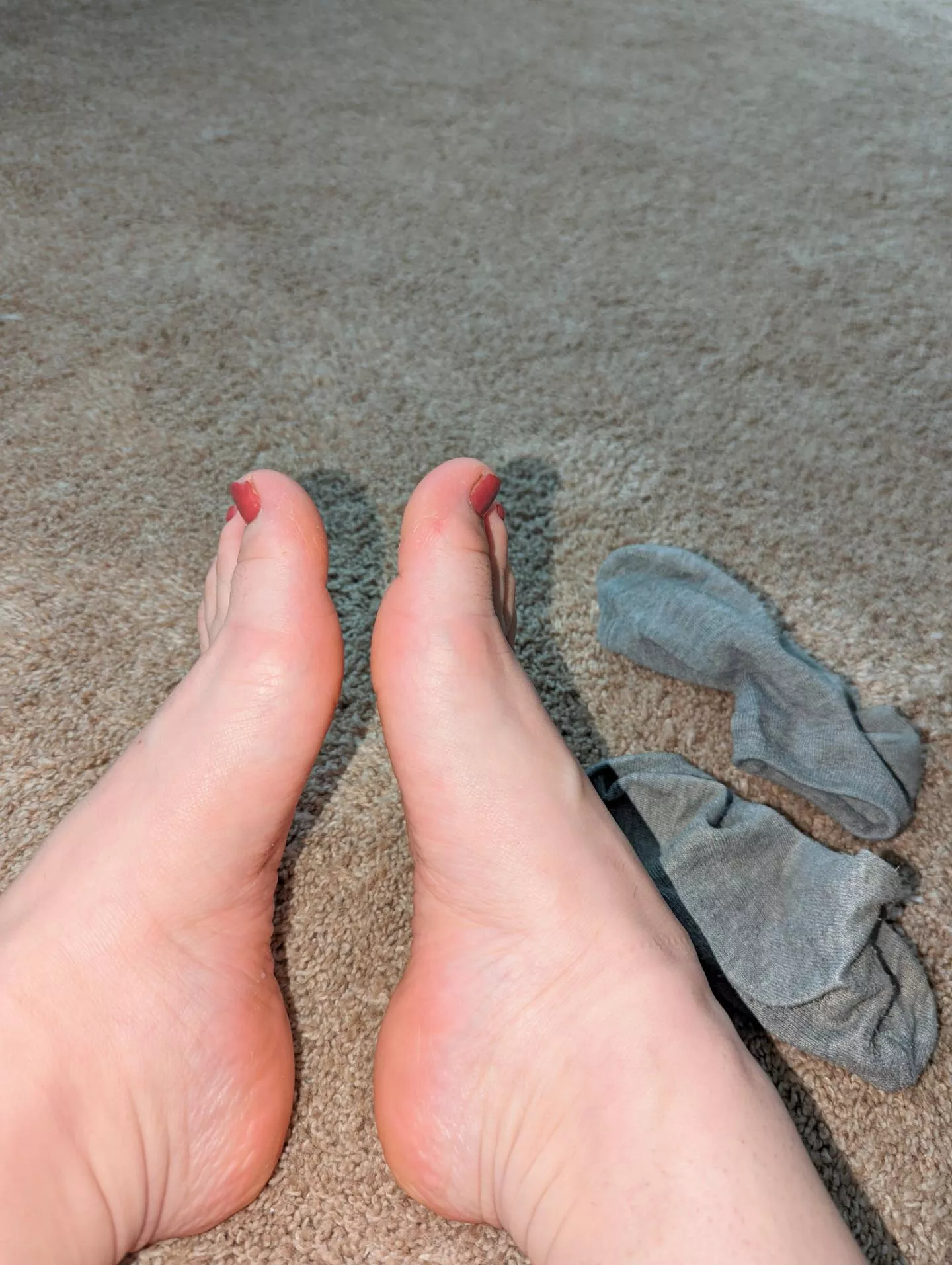 after a long day, my feet are sweaty & smelly just for you!