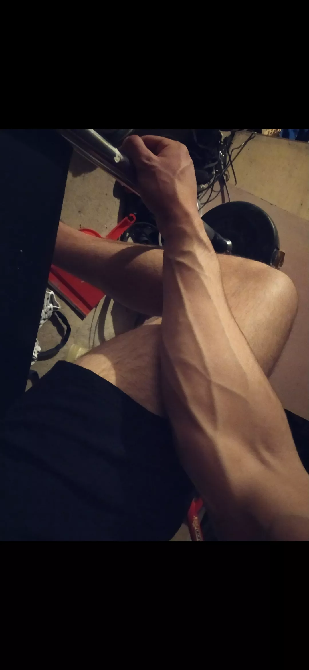 After forearm training