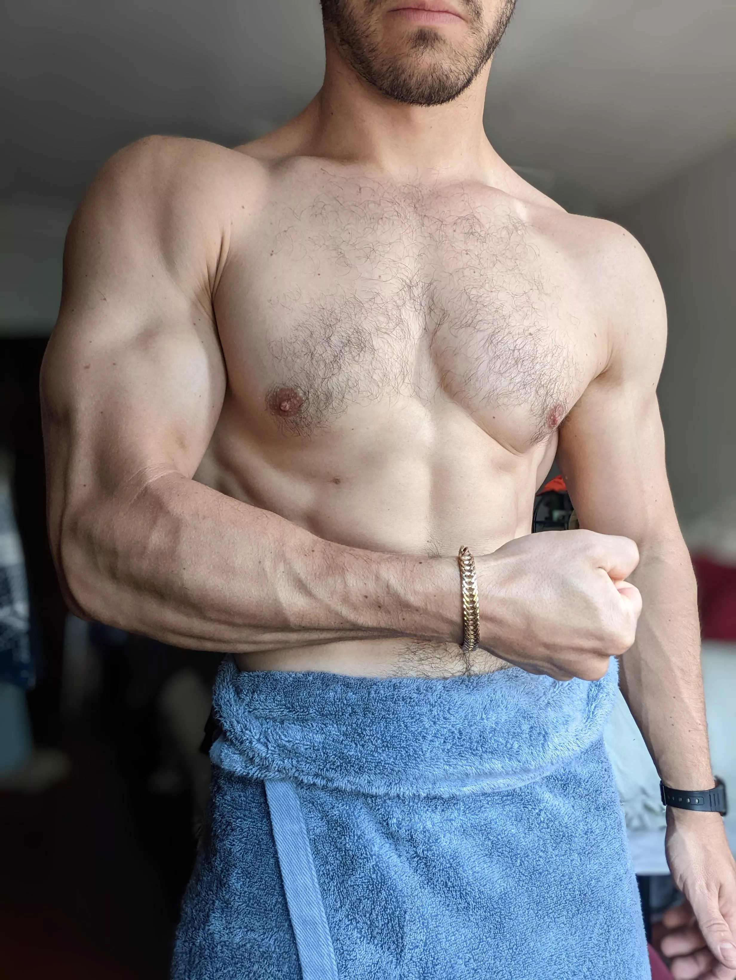 After shower forearm flex