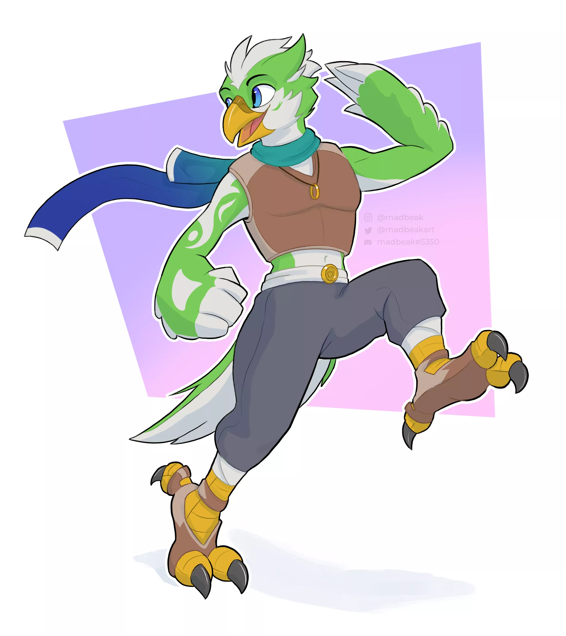 Ah yes, adventure!🐦🛩️ | For SamTheAvianite, art by me!