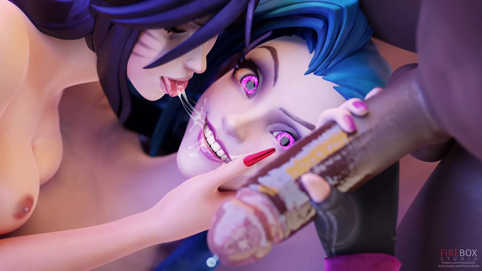 Ahri & Jinx - Sharing is Caring (Firebox Studio)