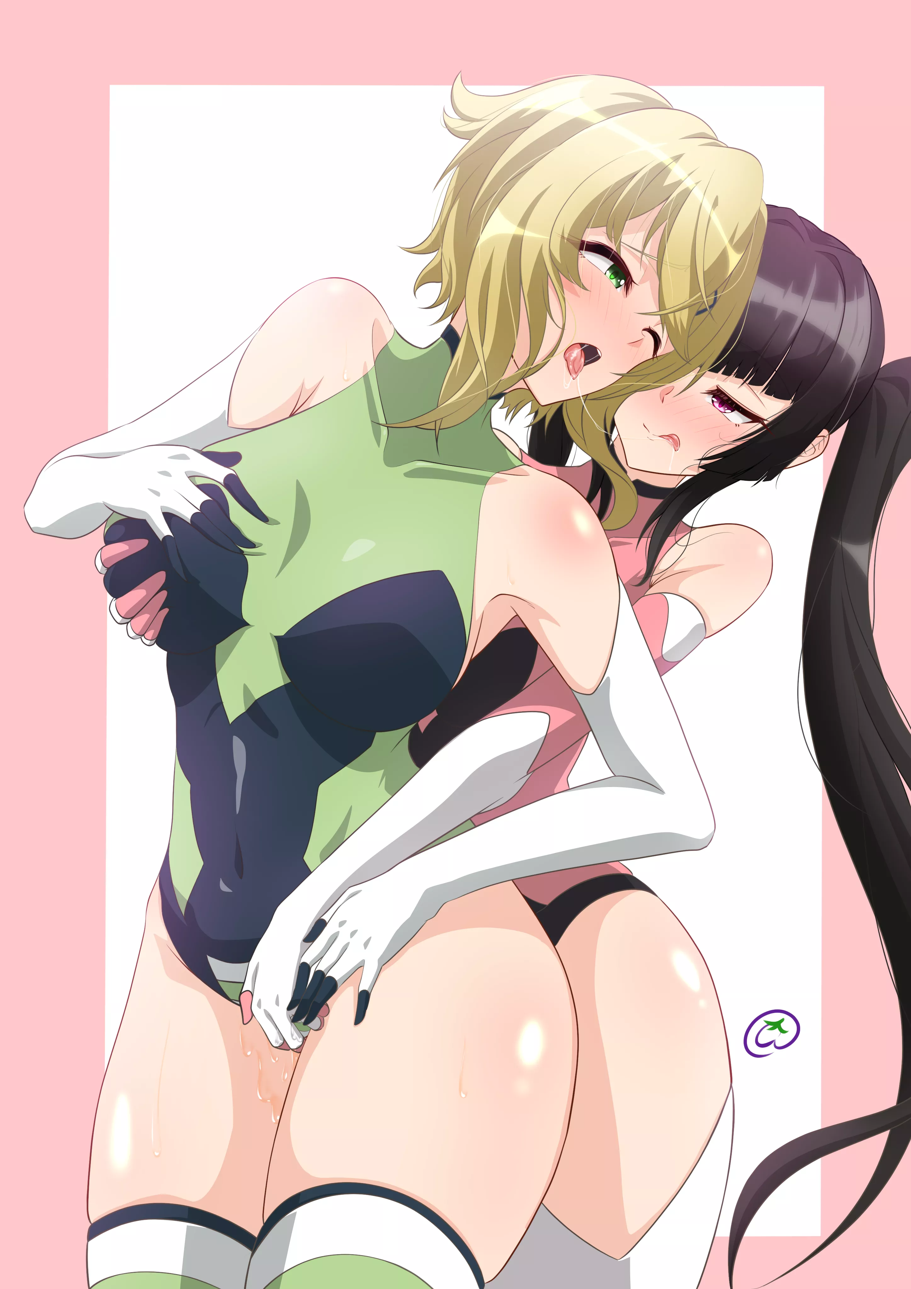 Akatsuki Kirika And Tsukuyomi Shirabe Innerwear Yuri (Adamis0108) [Symphogear]