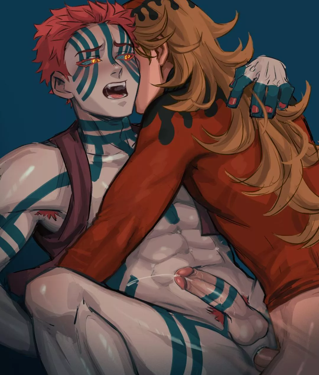 Akaza getting fucked (Demon Slayer)