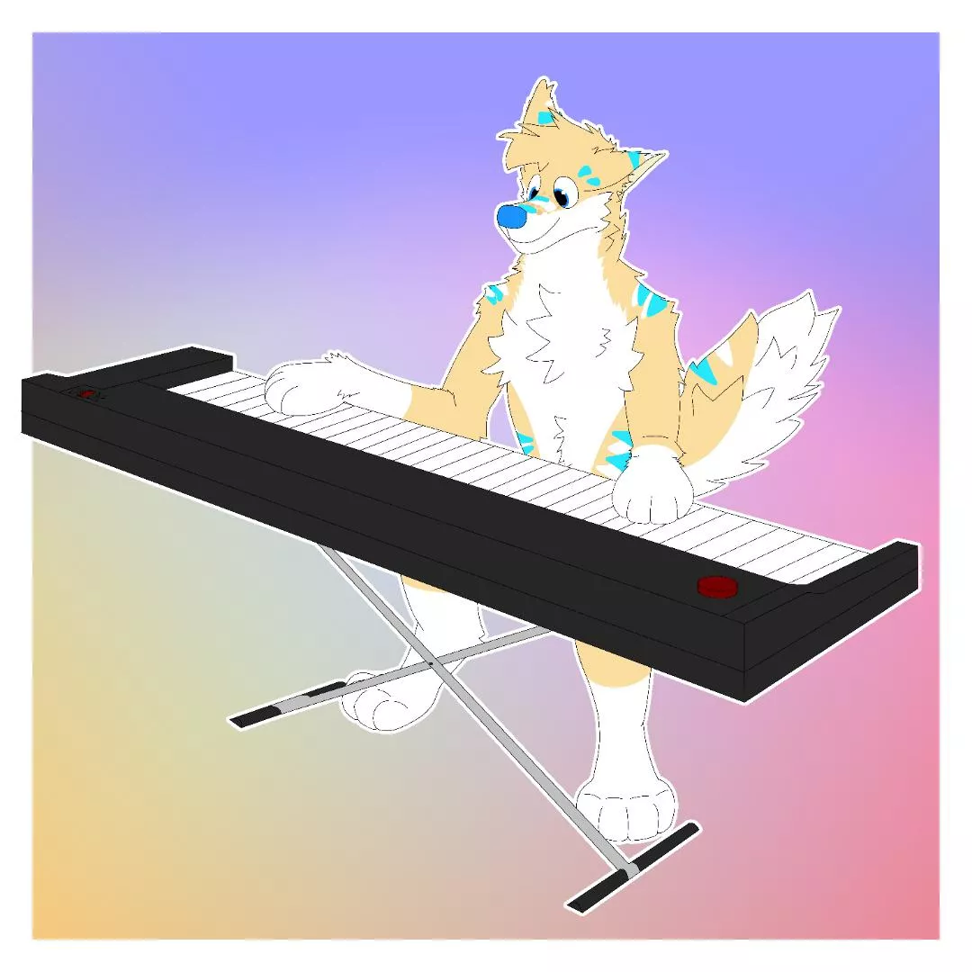 Akiak the Husky Playing Piano (very well!)