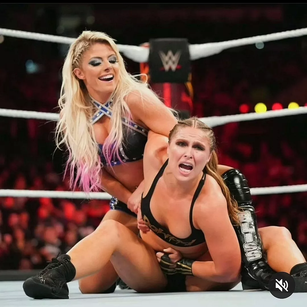 Alexa Bliss and Ronda Rousey