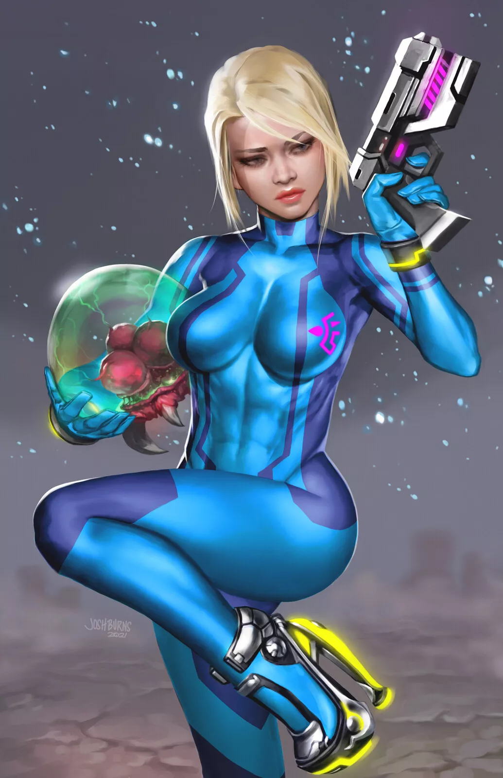 Allie, not-Samus XD by Josh Burns