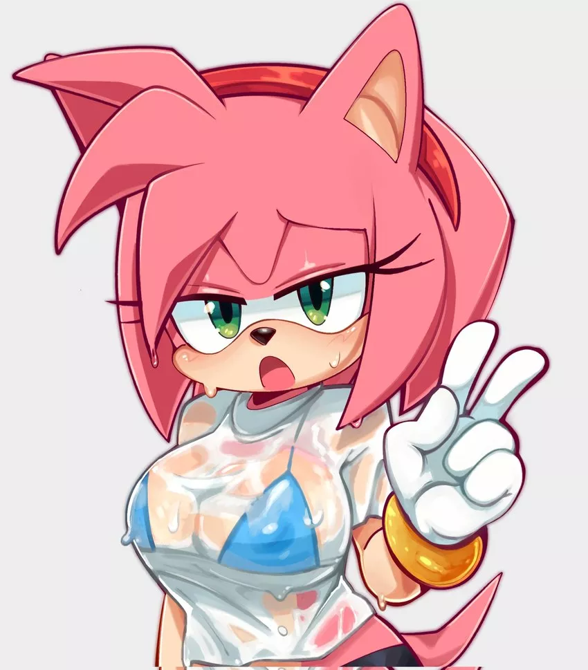 Amy is so sexy when she's wet [F] (ichig8miruku)