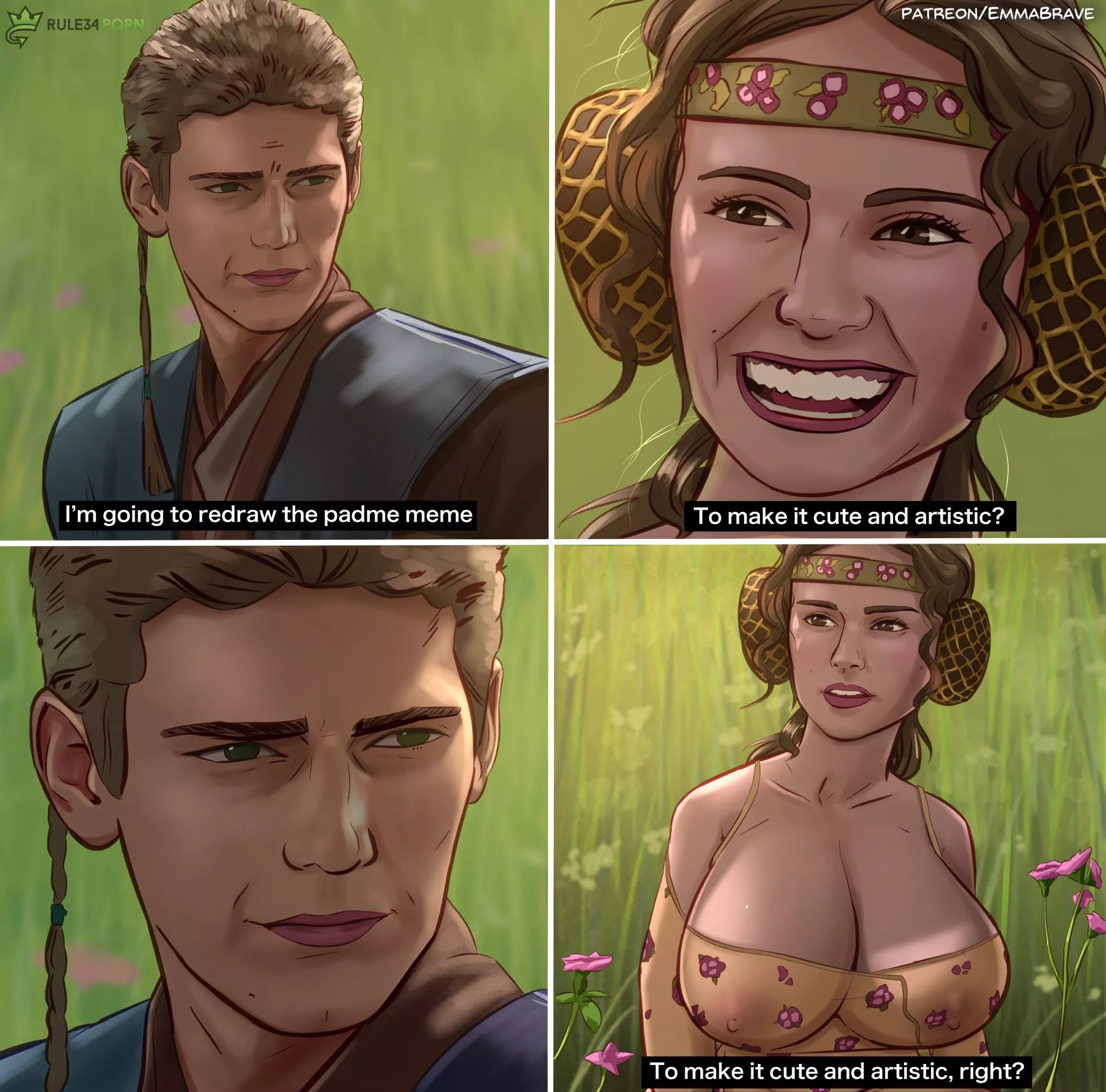 Anakin and Padme Rule34 (EmmaBrave) [Star Wars]