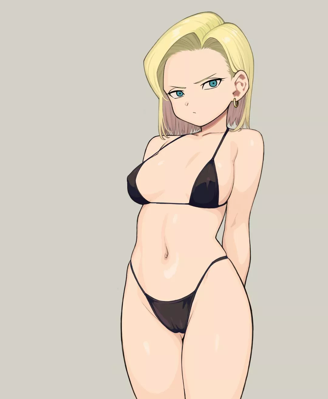 android 18 giving you da look (@rokoido12)