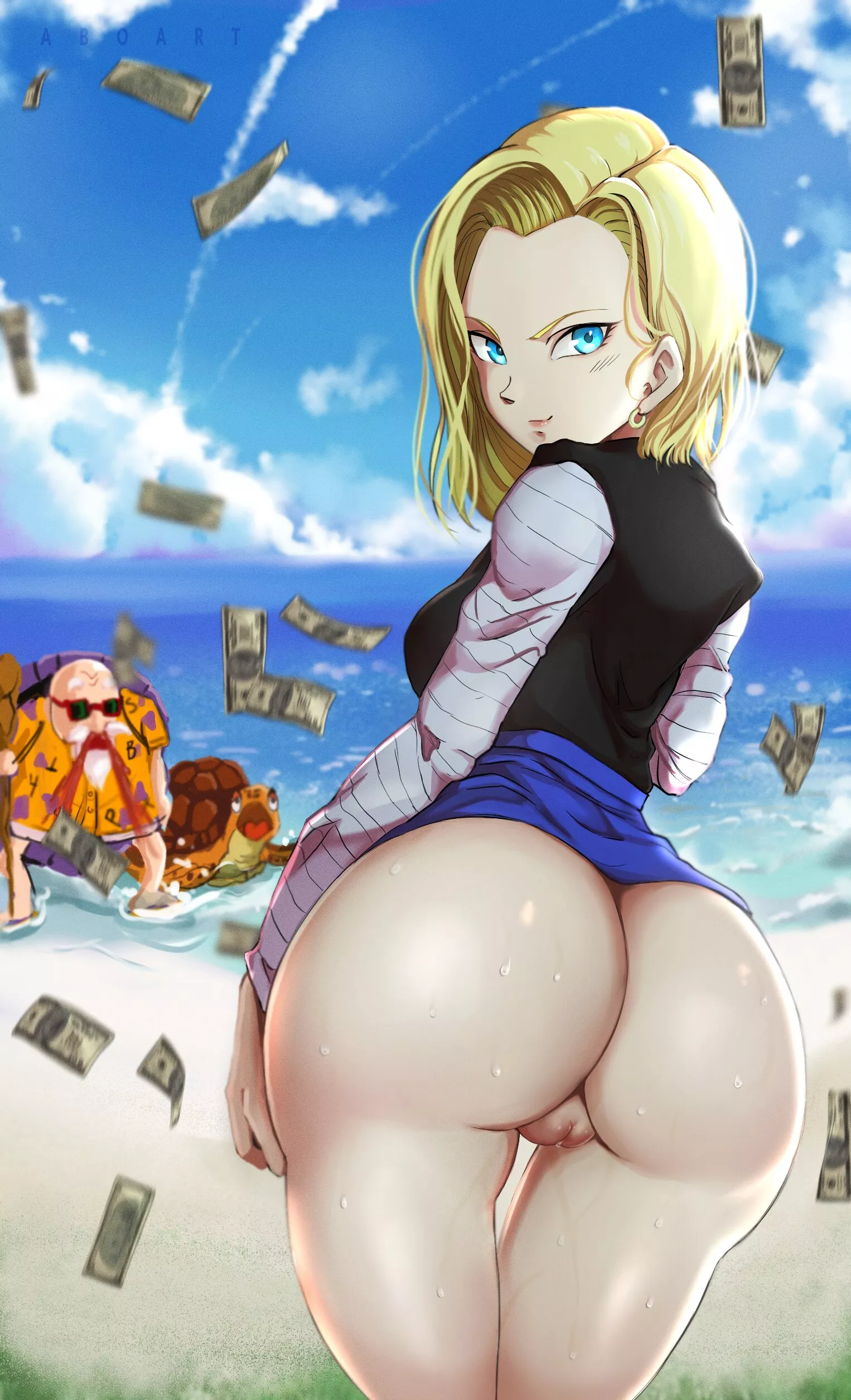 Android 18 Showing Off (ABOART)