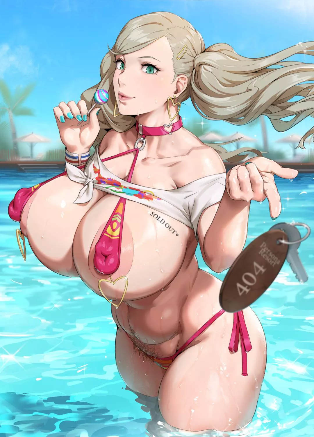 Ann in her summer outfit (kunaboto)