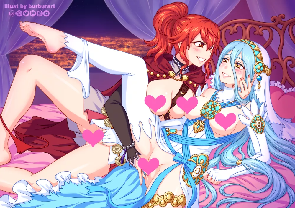 Anna and Azura's Fun Night