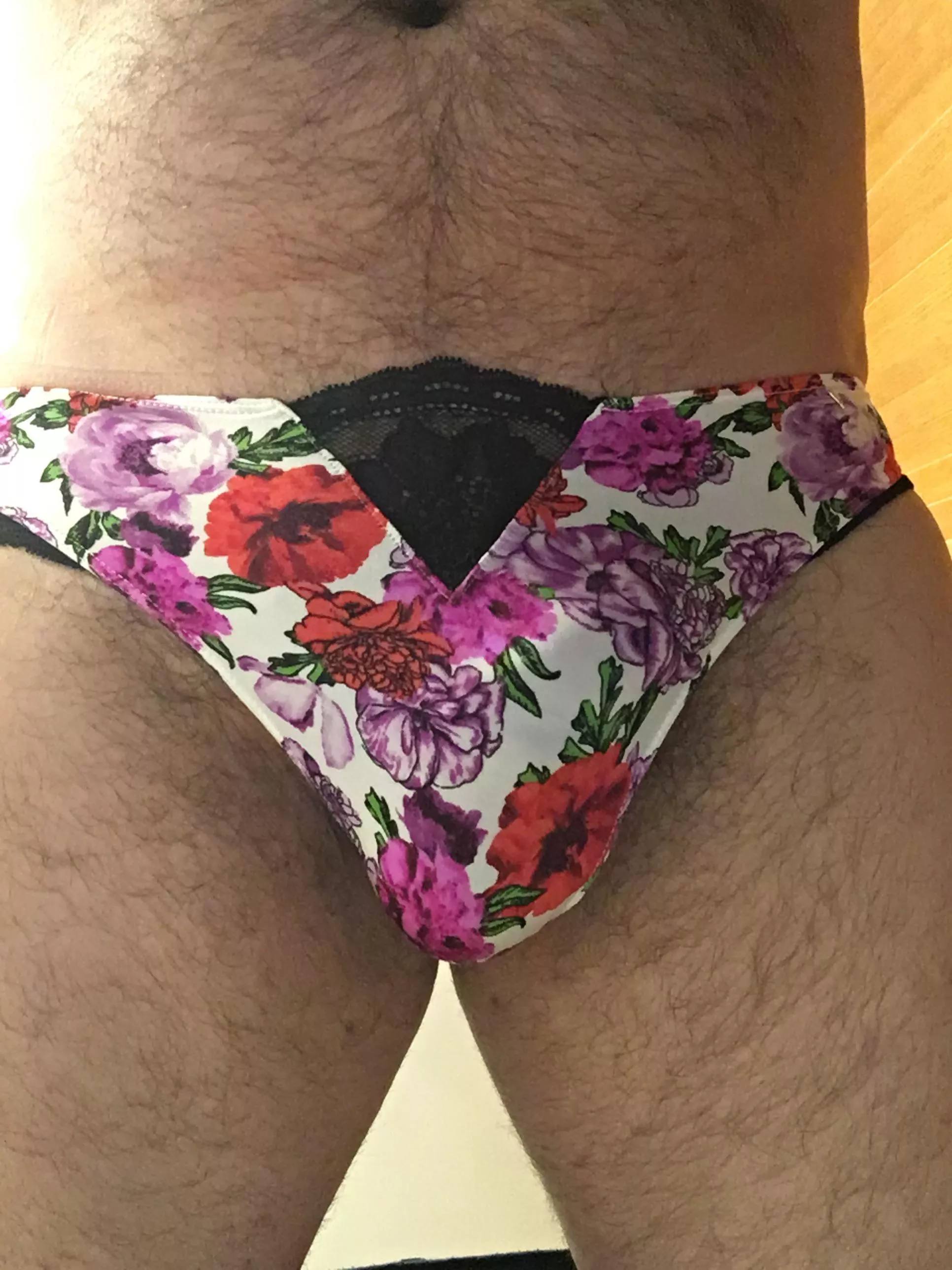 Another day another cute pair of panties. Should I make it hard?