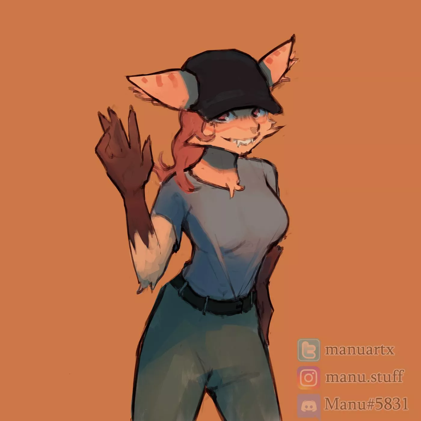 Another doodle! [art by me, @manuartx on twitter]