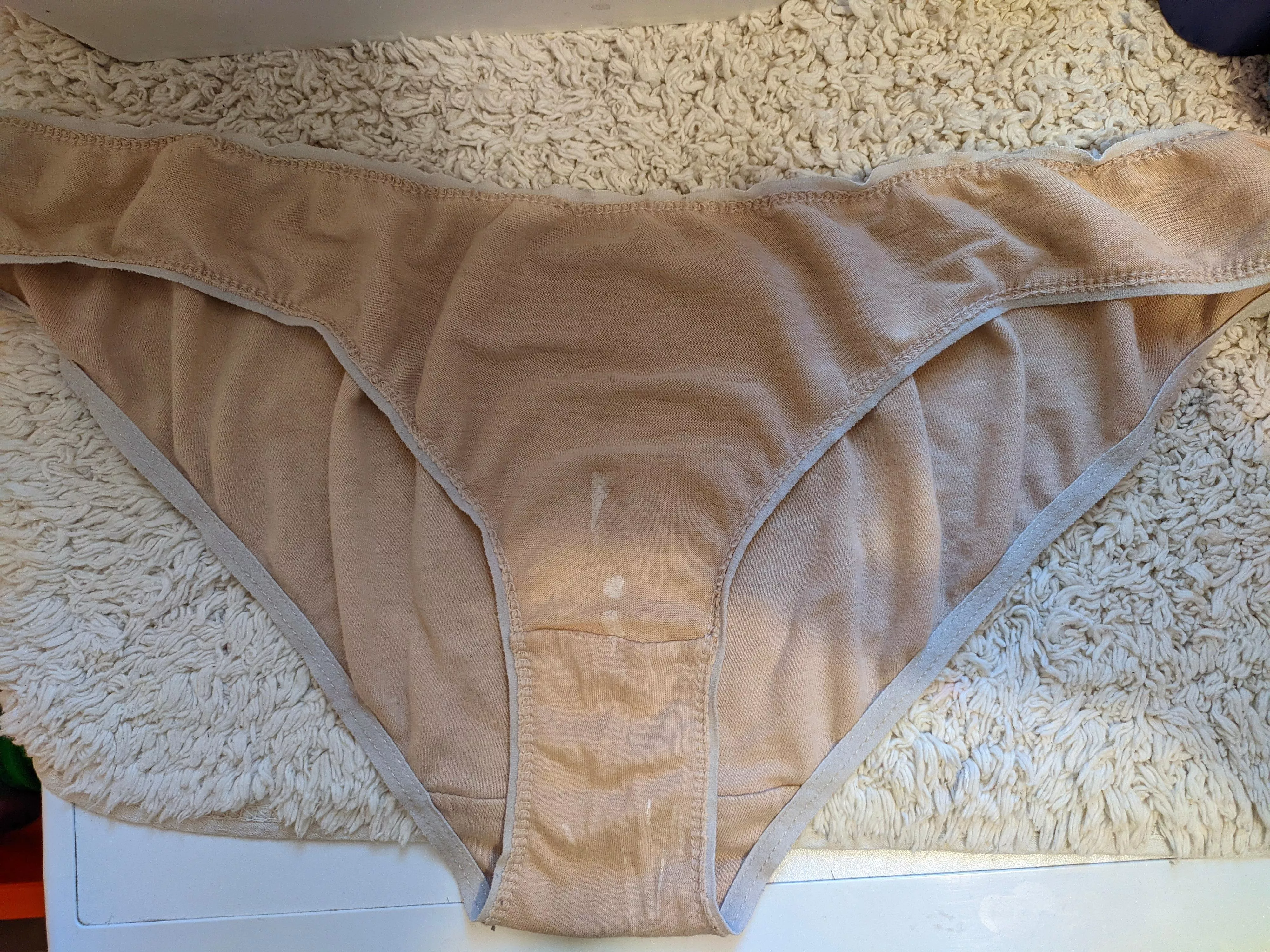 Another visit to the sister-in-law and her dirty panties found in the bathroom.