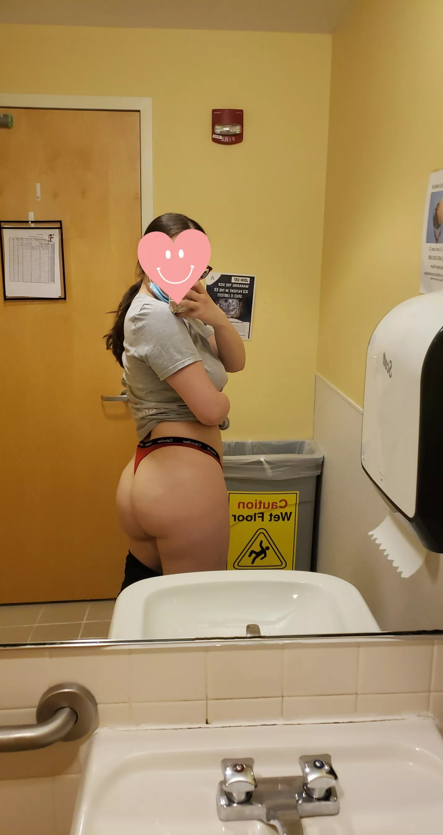 Any volunteers to help me get out o[f] these scrubs?