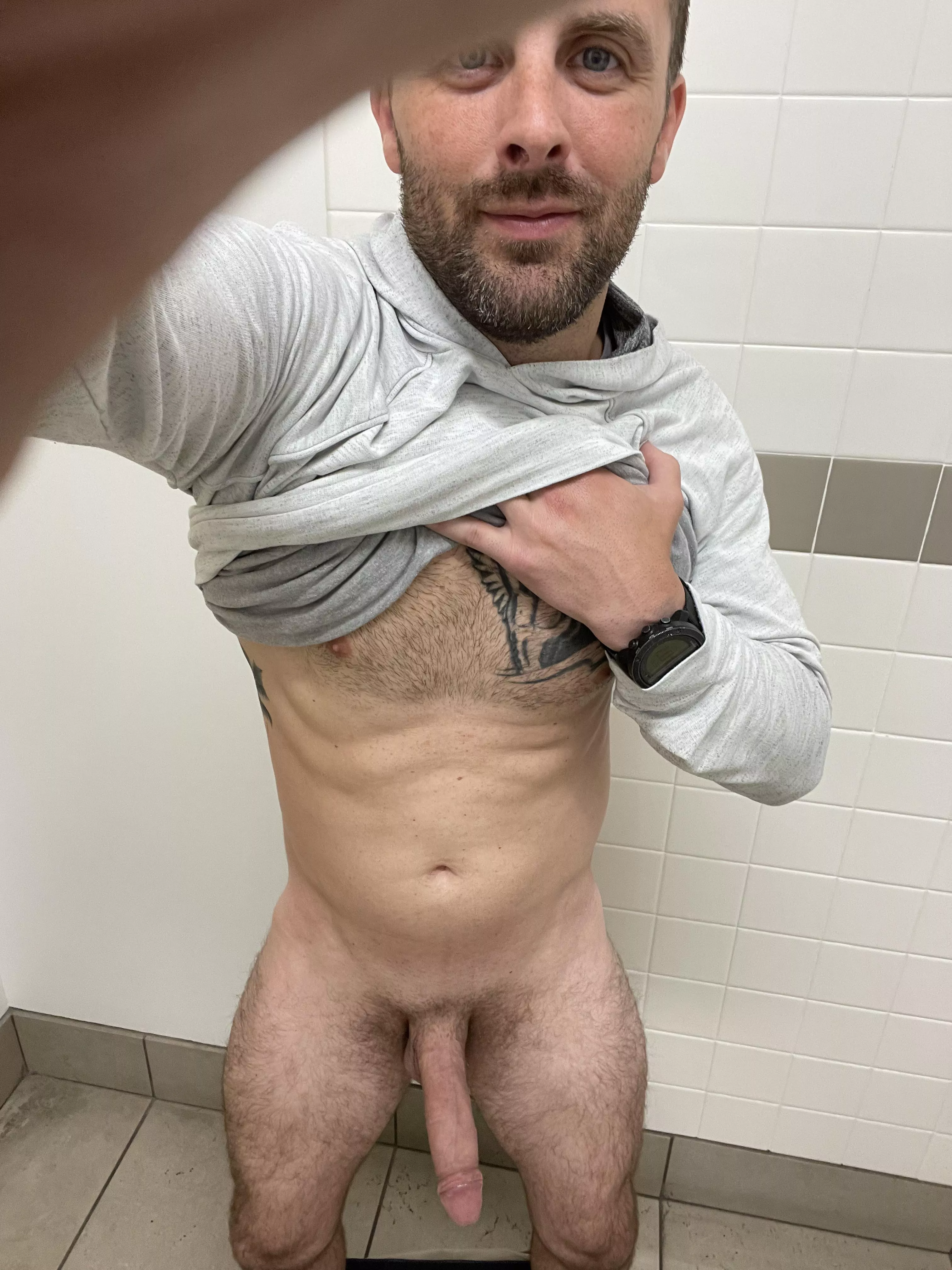 Any volunteers to suck me off in the break room?