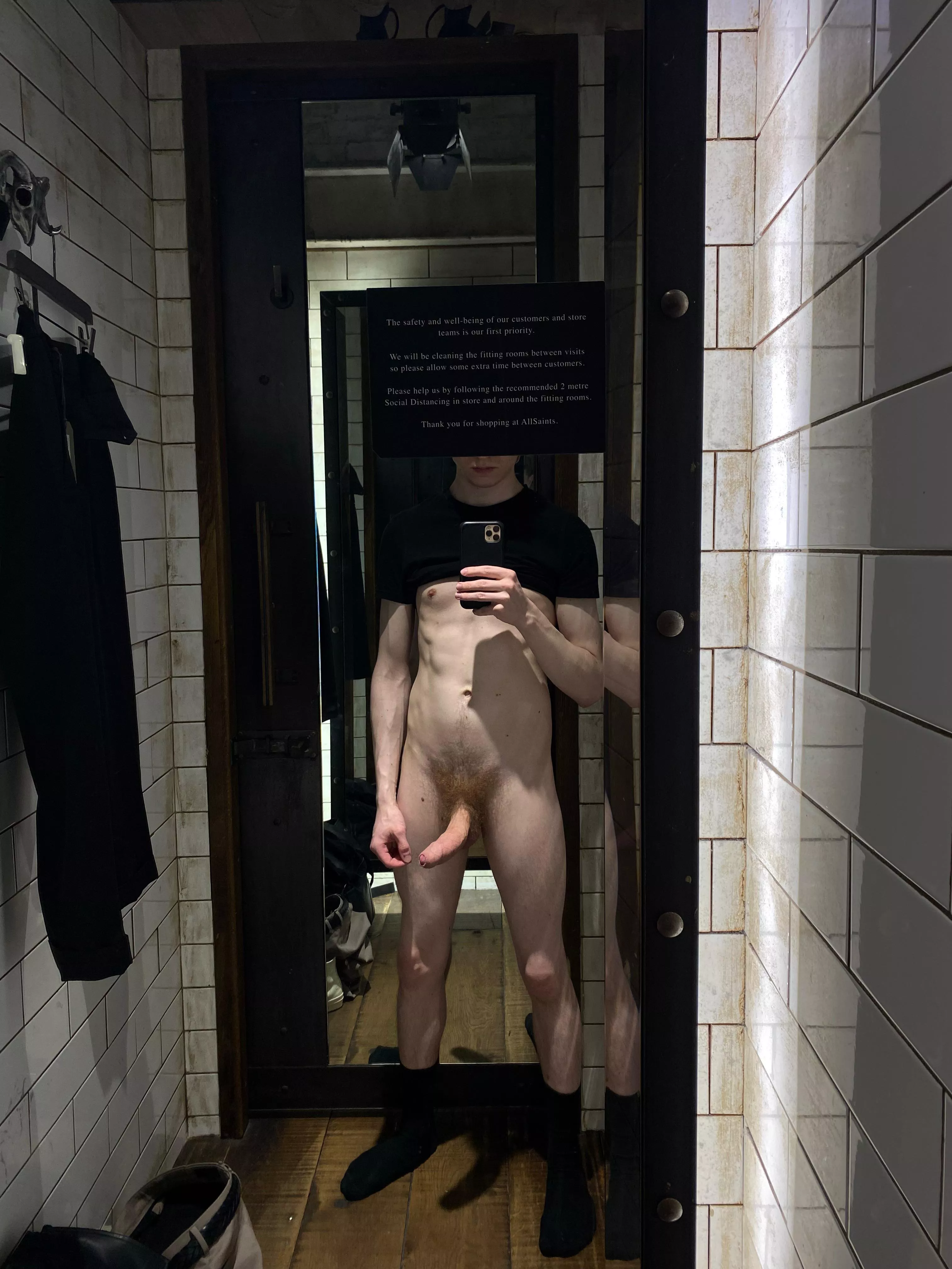 Anyone else get hard as soon as you walk in a changing room?