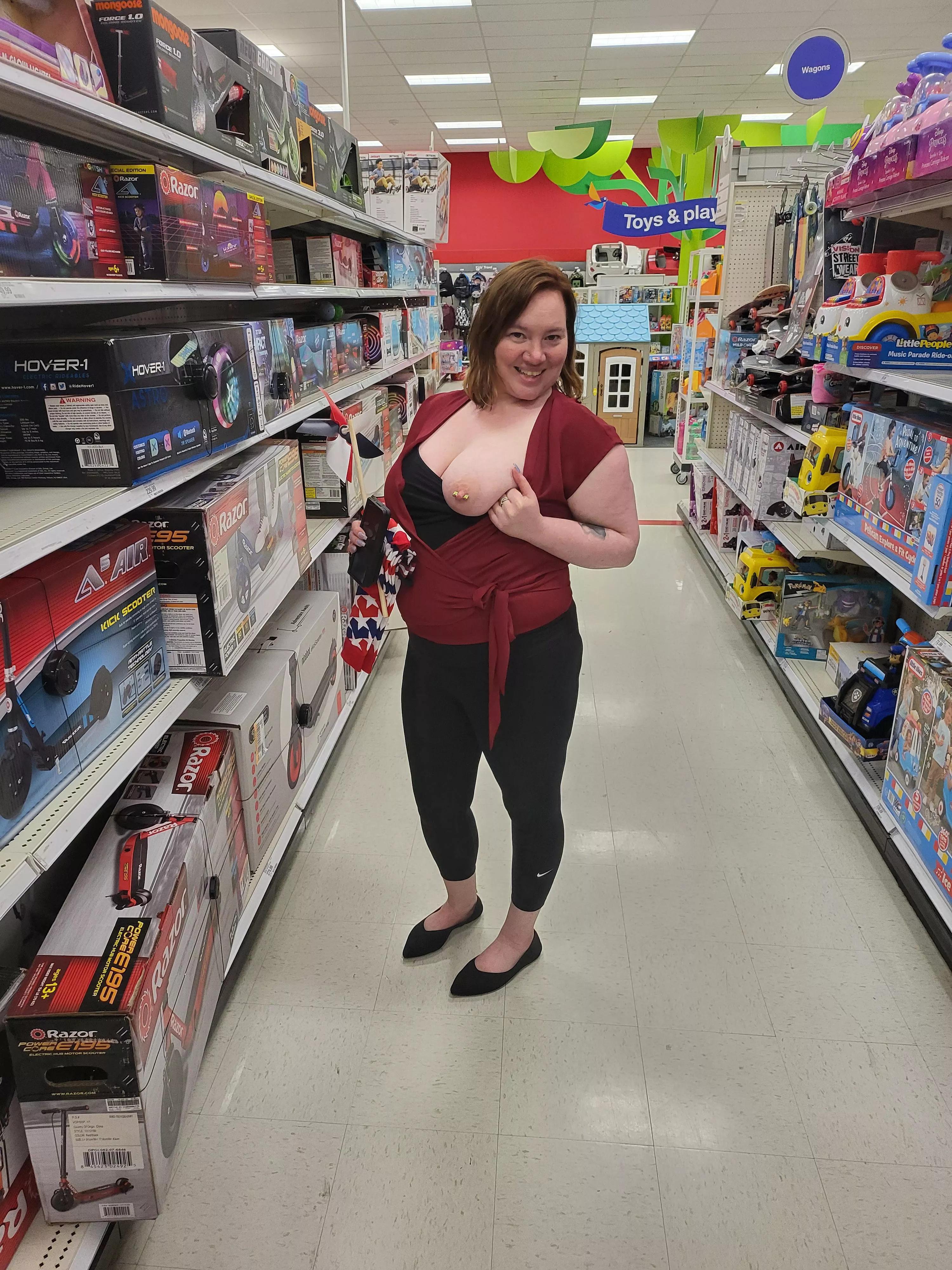 anything you want to play with in Target?