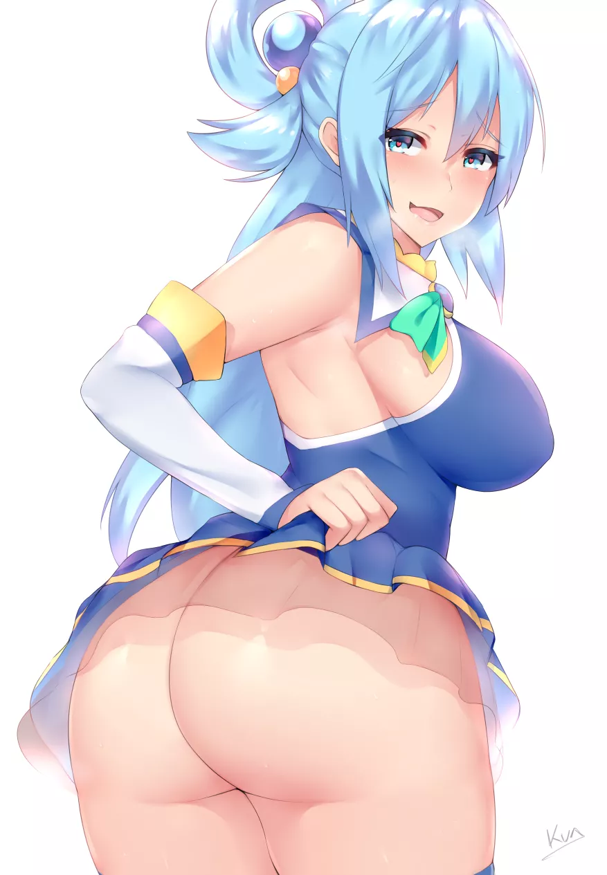 Aqua from Konosuba, by Kuavera