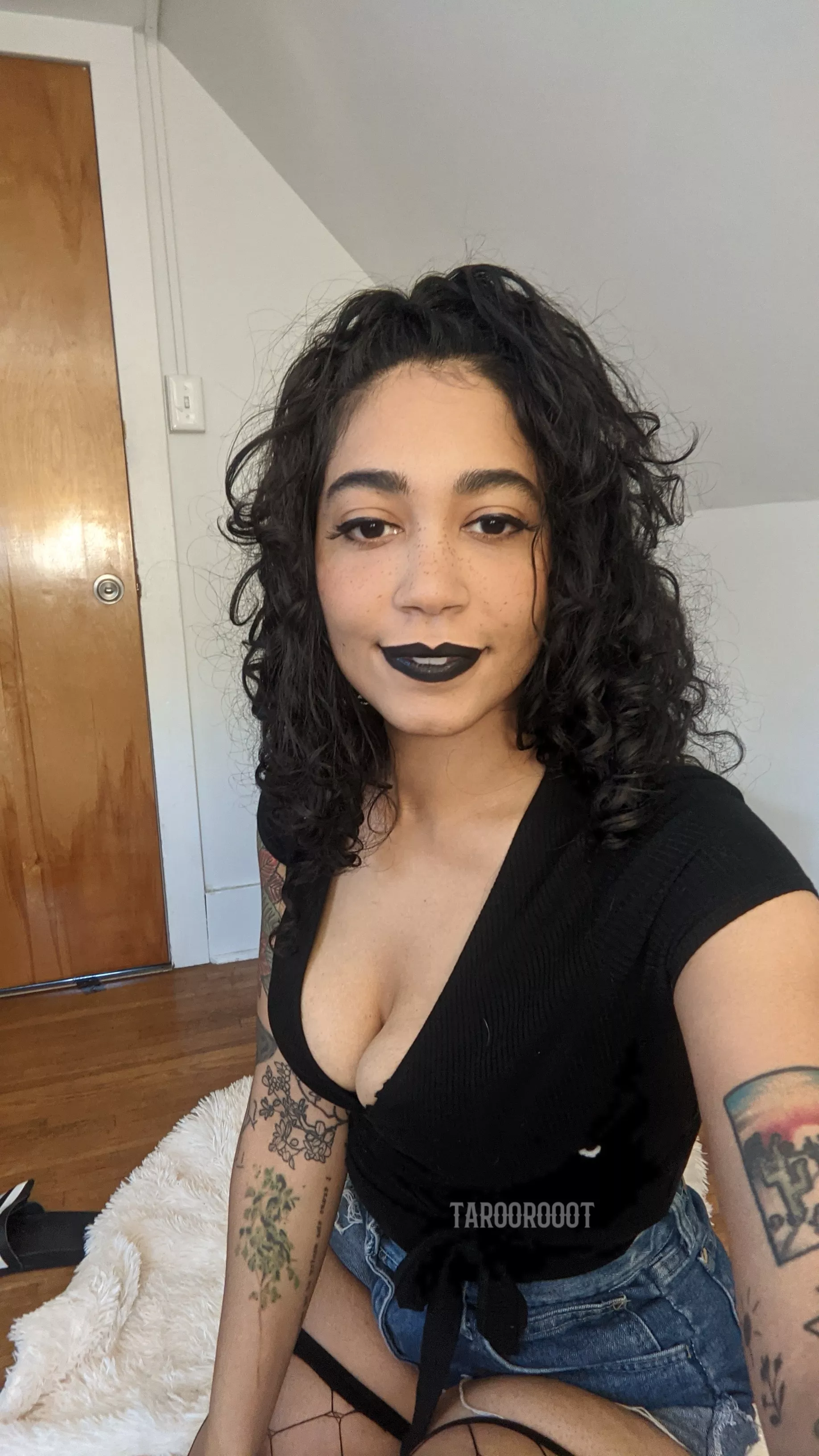 Are you into goth curls with curly hair?